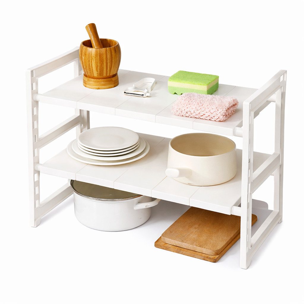 Creliv Küchenregal Ausziehbar + Höhenverstellbar – Organizer mit/ohne Schub günstig online kaufen