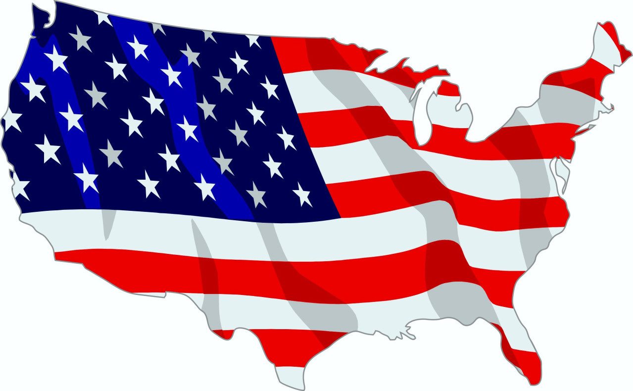 Hermann Schütz Aufkleber Hermann Schütz Aufkleber USA Landkontur Dimension