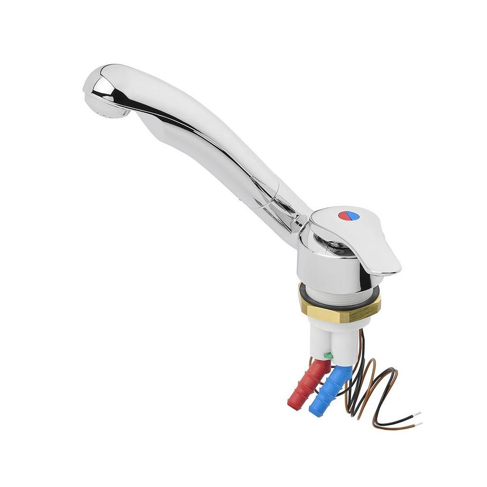 APT Standarmatur Mischbatterie Keramik Samba Ø39 mm – 12V, Chrom, für Wohnmobil & Boot (Keine Angabe, Keine Angabe)