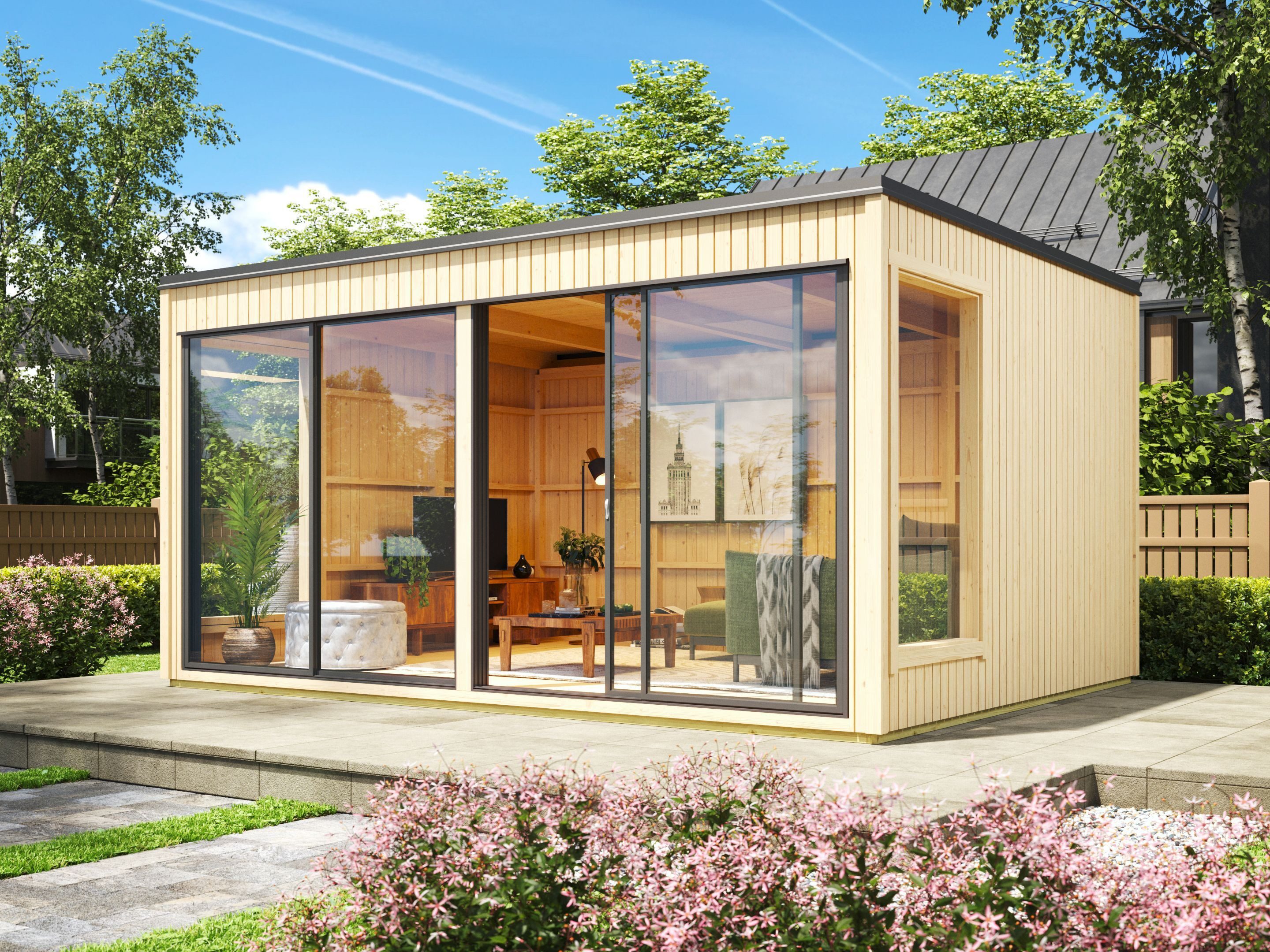 Fjordholz Gartenhaus Garden Cube B