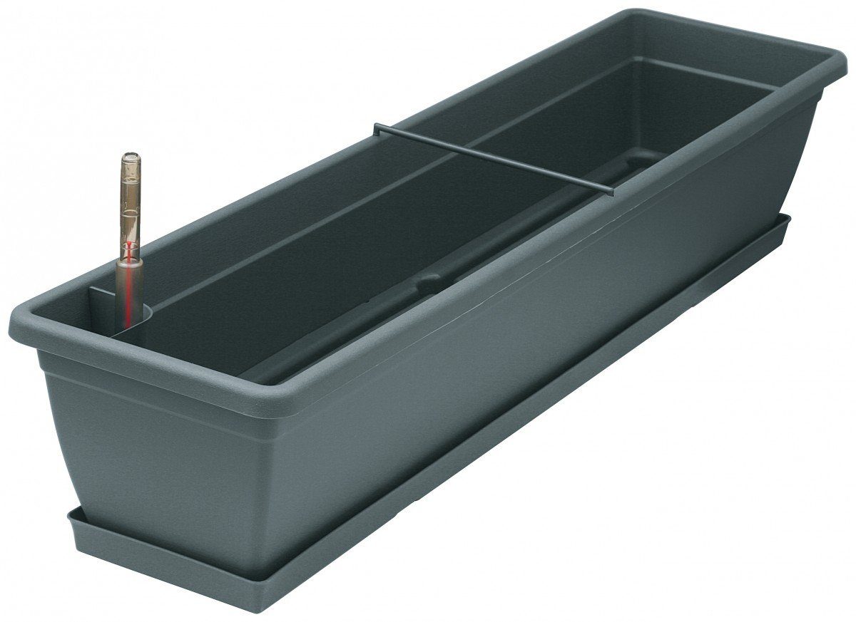 Geli Balkonkasten 5er Set Bewässerungskasten Aqua-Toscana mit Untersetzer Sparpaket