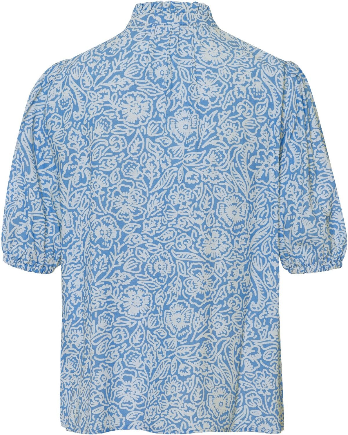 seidensticker Kurzarmbluse Halbarm-Bluse mit Rüschenkragen günstig online kaufen