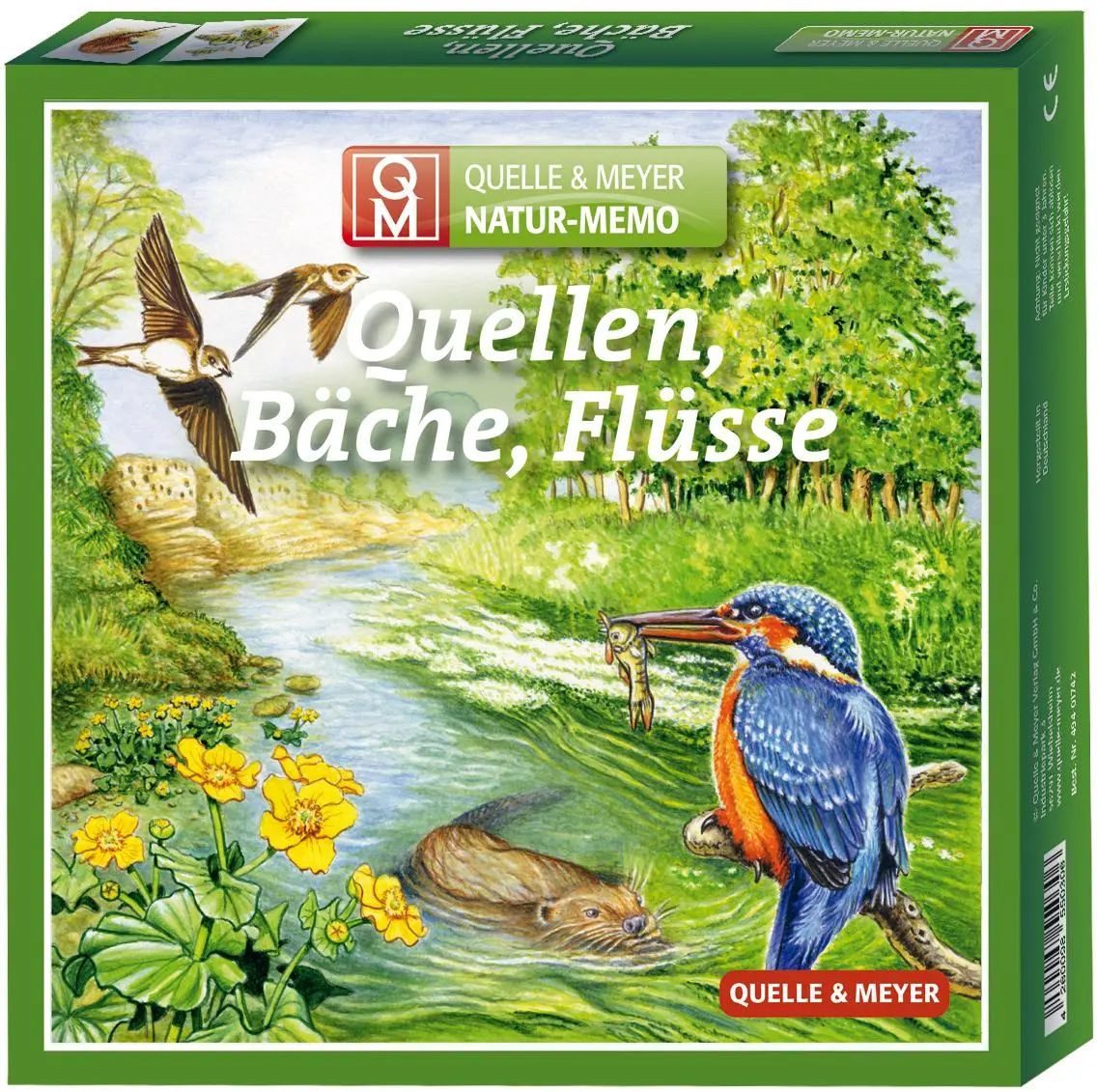 Meyer & Meyer Verlag Spiel Natur-Memo "Quellen, Bäche, Flüsse"