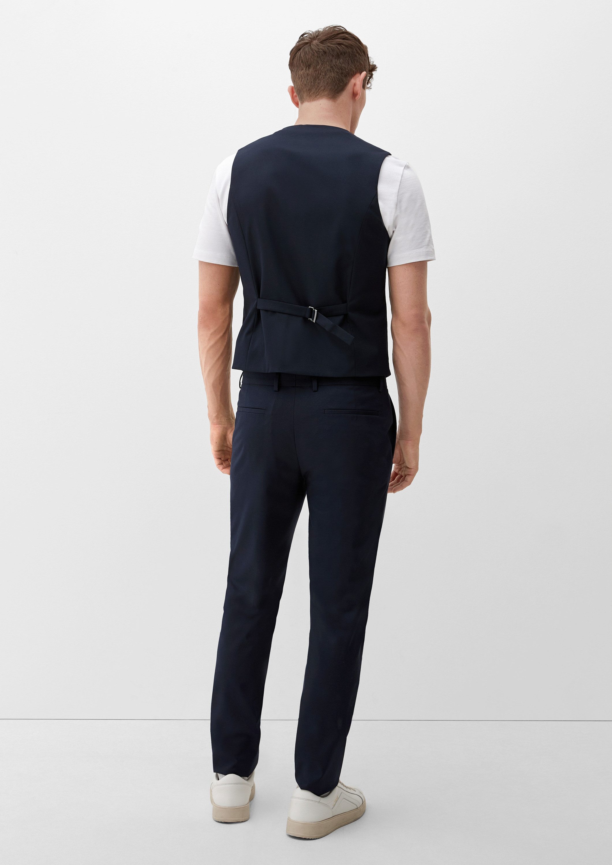 s.Oliver Jackenblazer Indoor-Weste S.ONICE Slim: Anzugweste aus Viskosemix