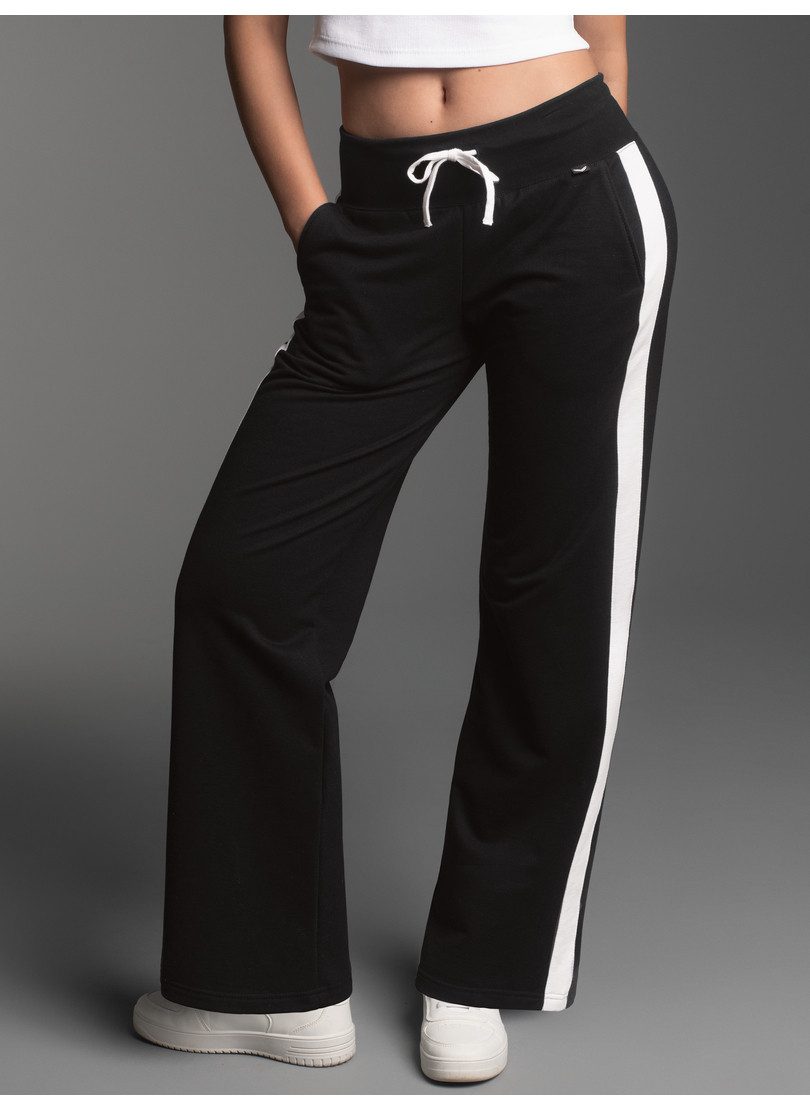 Trigema Jerseyhose TRIGEMA Jogginghose mit kontrastfarbigen Elementen (1-tl günstig online kaufen
