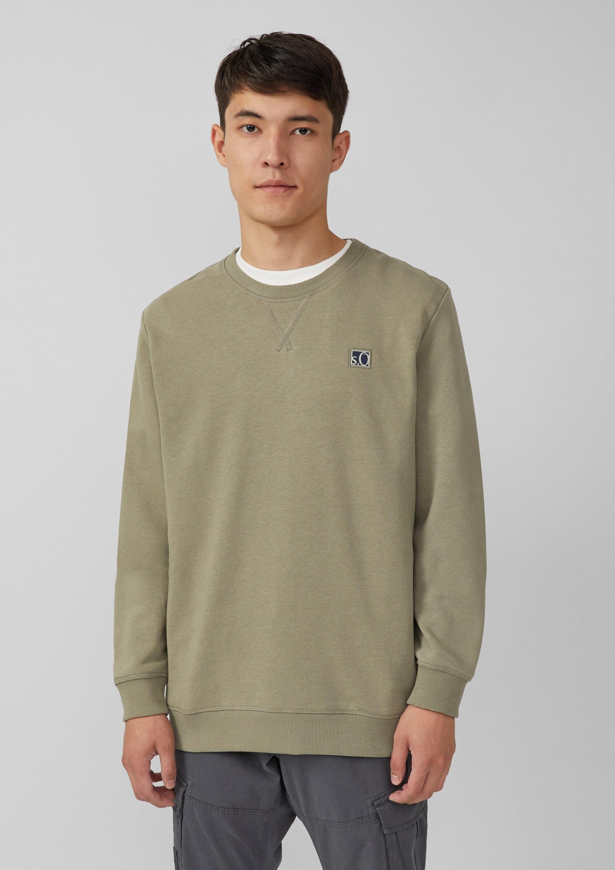 s.Oliver Sweatshirt Sweatshirt Sweatshirt aus Baumwollmix günstig online kaufen