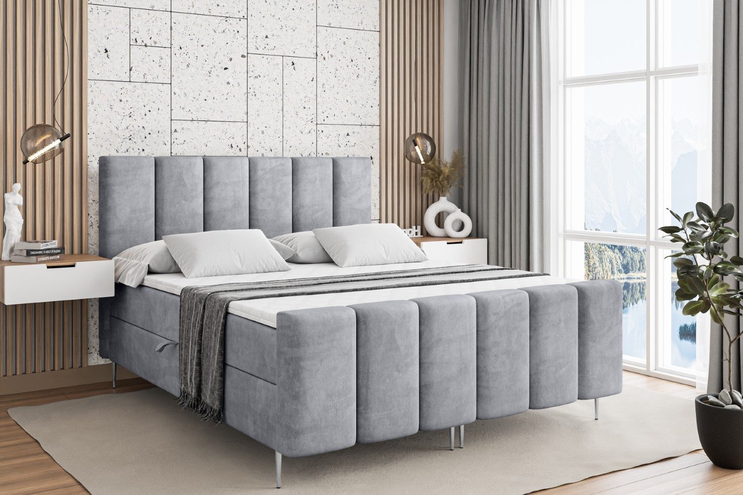ALTDECOR Boxbett BOXI1-F-Z (Multipocket-Matratze H4, H3 günstig online kaufen