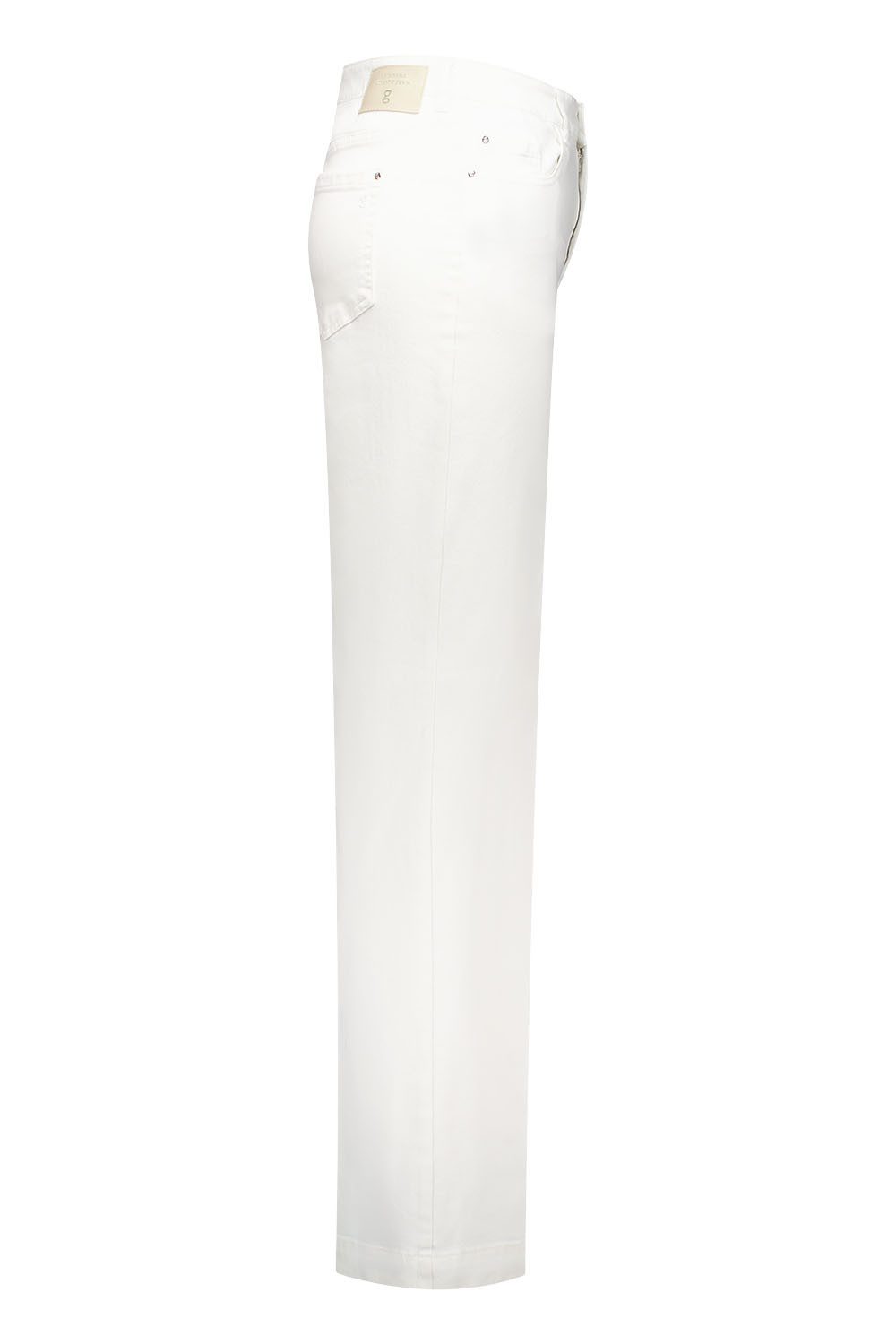 Atelier GARDEUR Weite Jeans FELIZA7-670721-7201 Wide-Leg Denimhose weiß white denim Stretch-Denim mit Feminine Fit und Wide-Leg