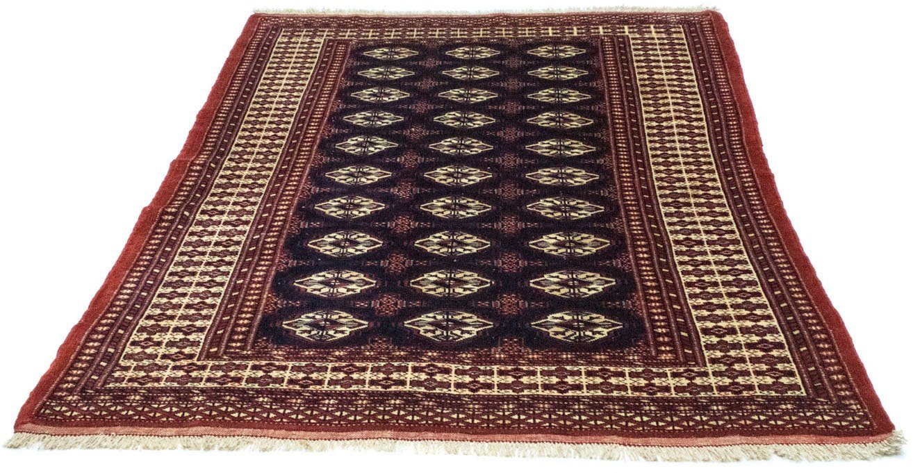 Wollteppich Turkaman Durchgemustert Rosso 186 x 139 cm, morgenland, rechteckig, Höhe: 8 mm, Handgeknüpft