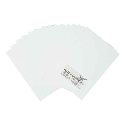 Folia Bastelkartonpapier, Fotokarton, Format A4, 300 g/m², 50 Blatt