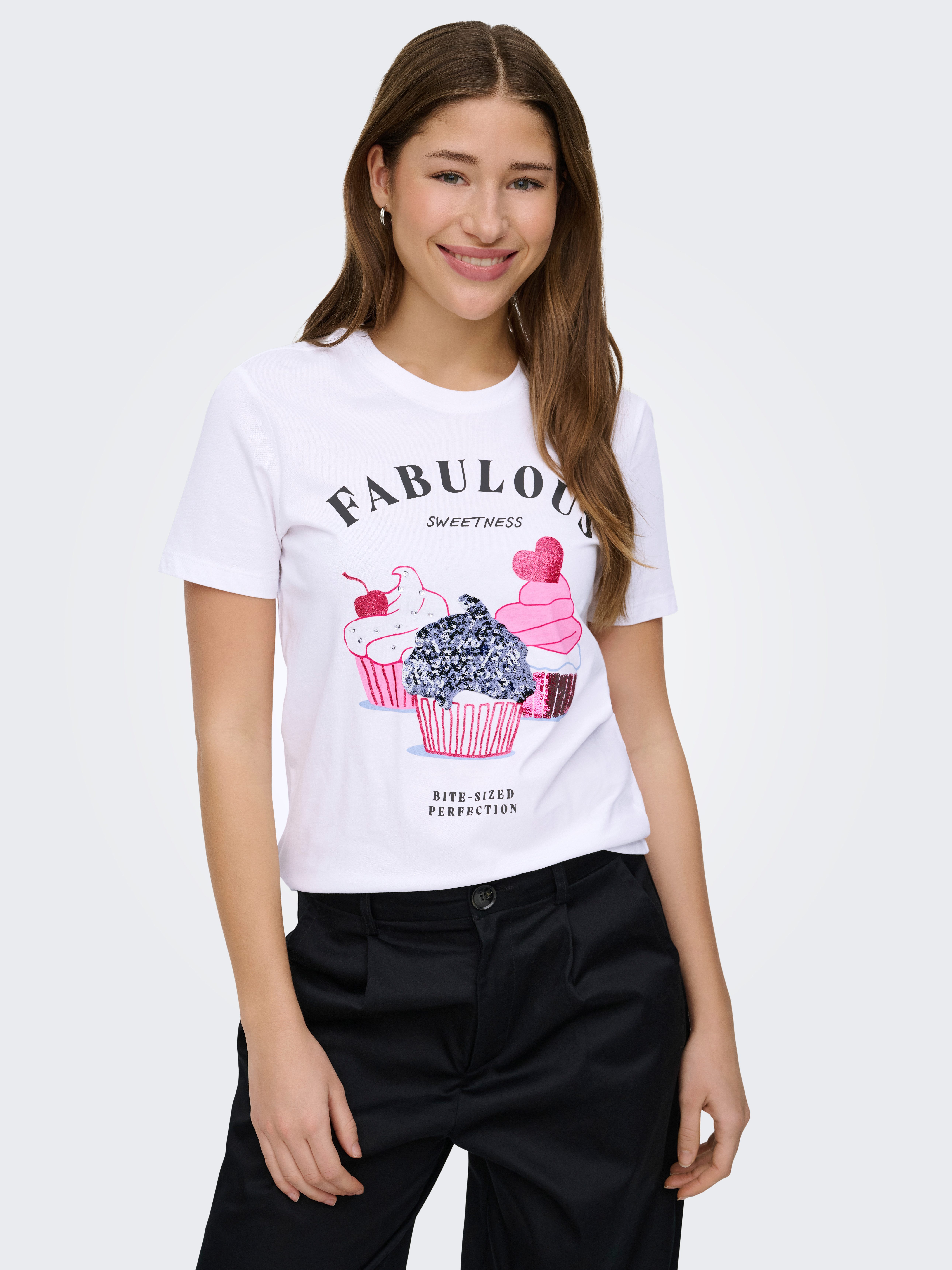 Kurzarmshirt ONLKITA LIFE S/S TOP BOX JRS