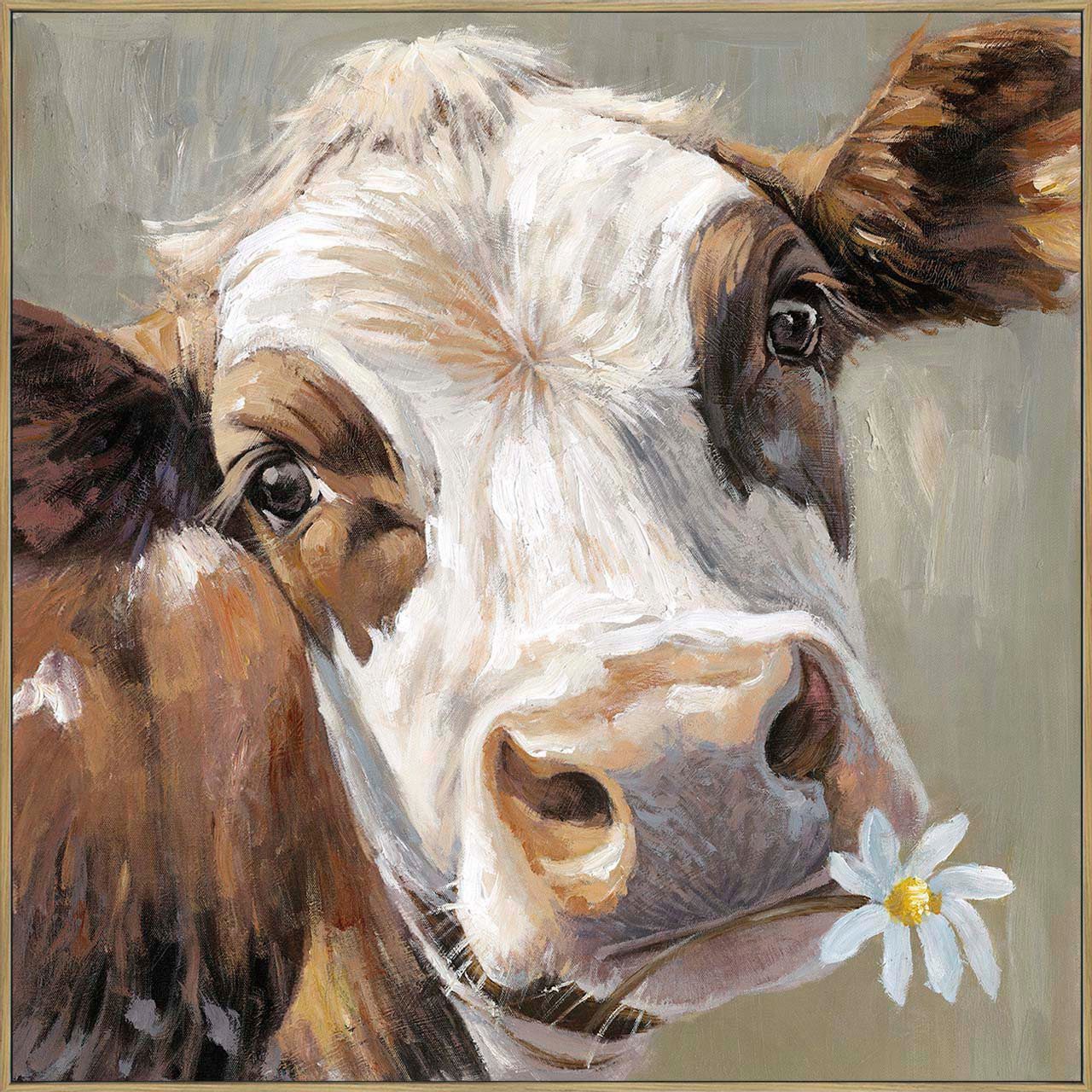 ArtUniverse Gemälde ArtUniverse Leinwandbild Greta 70 x 70 cm, Tiermotiv