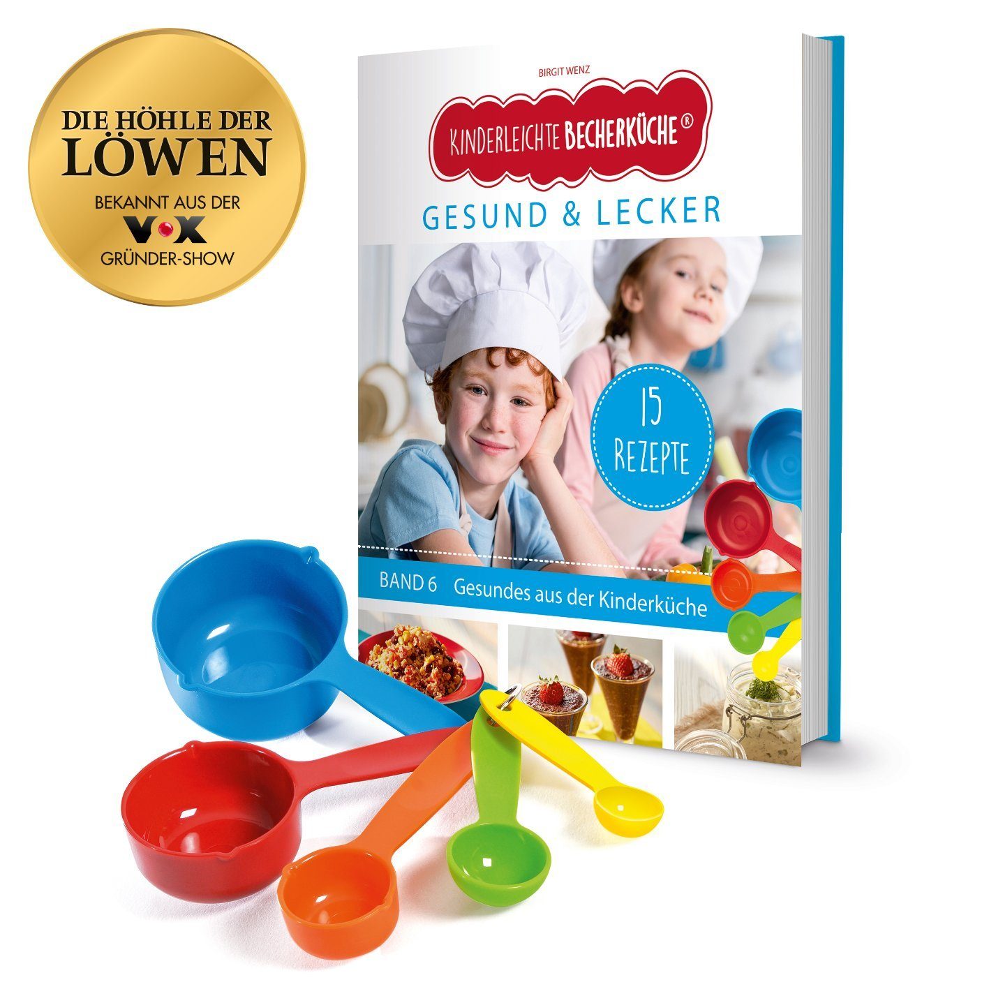 KEAWELL Messbecher-Set 5-teilig Aus Edelstahl – Stapelbar, Spülmaschinenfest, 1/4 Bis 1 Tasse