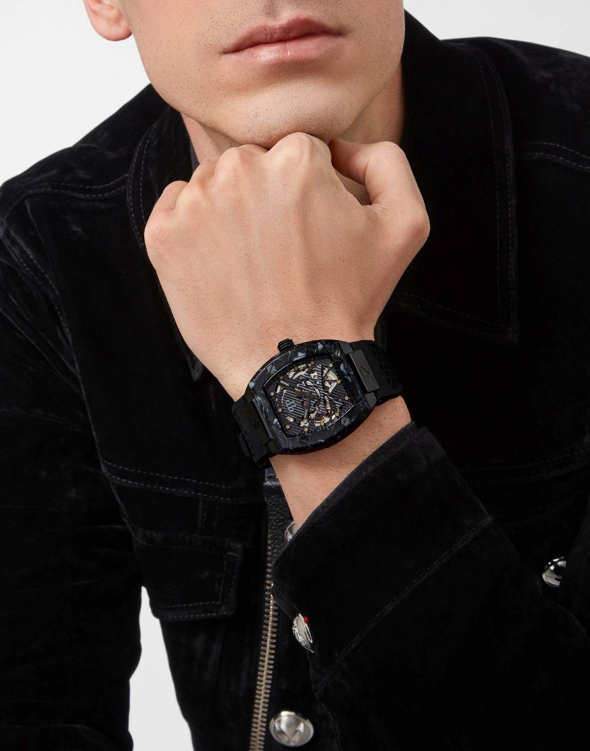 PHILIPP PLEIN Automatikuhr The $keleton günstig online kaufen