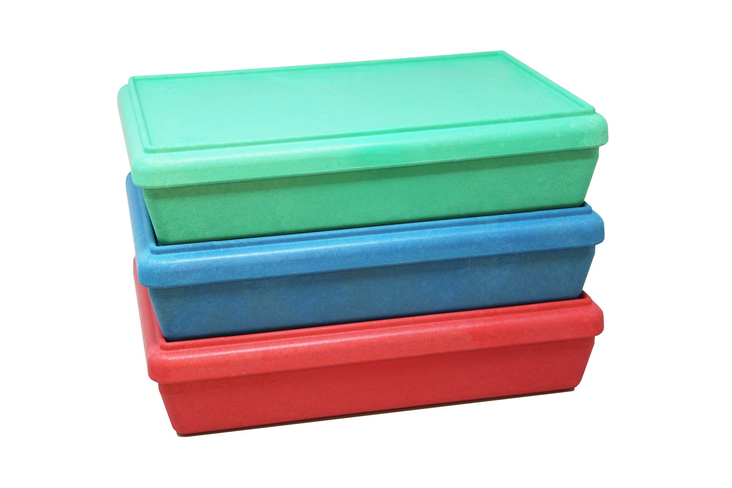 naturfarben Deckel versch. stapelbar Box aktiv in Aufbewahren Lernspielzeug mit Farben, Wissner® RE-Wood® lernen
