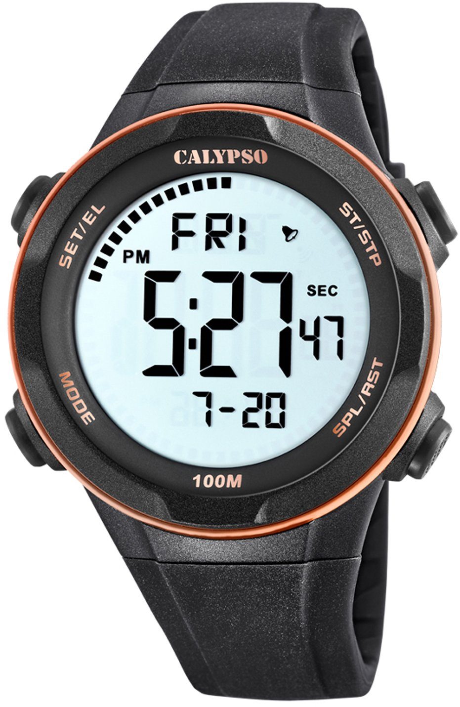CALYPSO WATCHES Chronograph Mit K5780/6, For Digital 2. Zeitzone 12/24-Std.-Anzeige Man, und