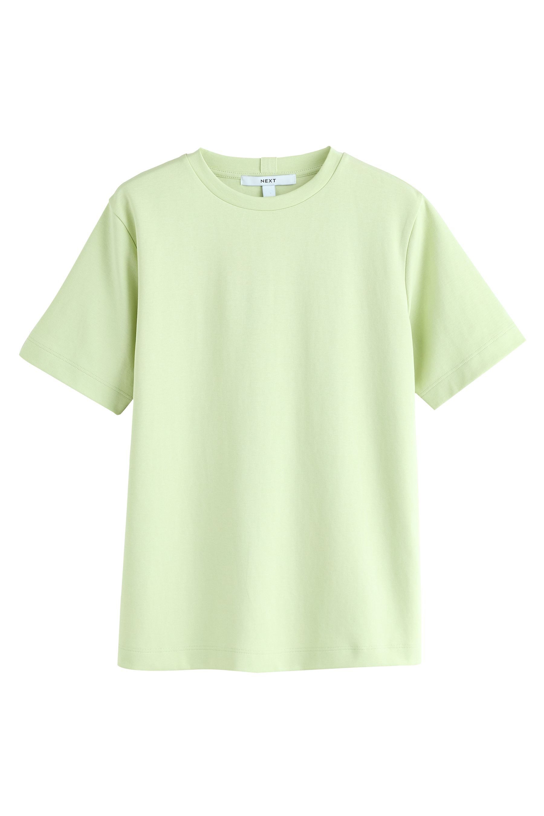 Next T-Shirt Schweres T-Shirt mit Rundhalsausschnitt (1-tlg) günstig online kaufen