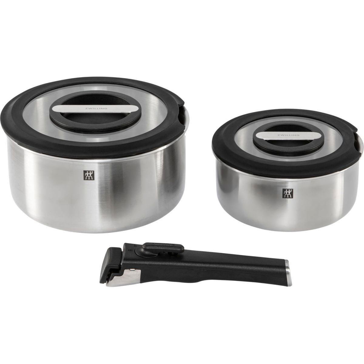 Zwilling Kochtopf Unlock Kochtopfset 5-tlg, 18/10 Edelstahl
