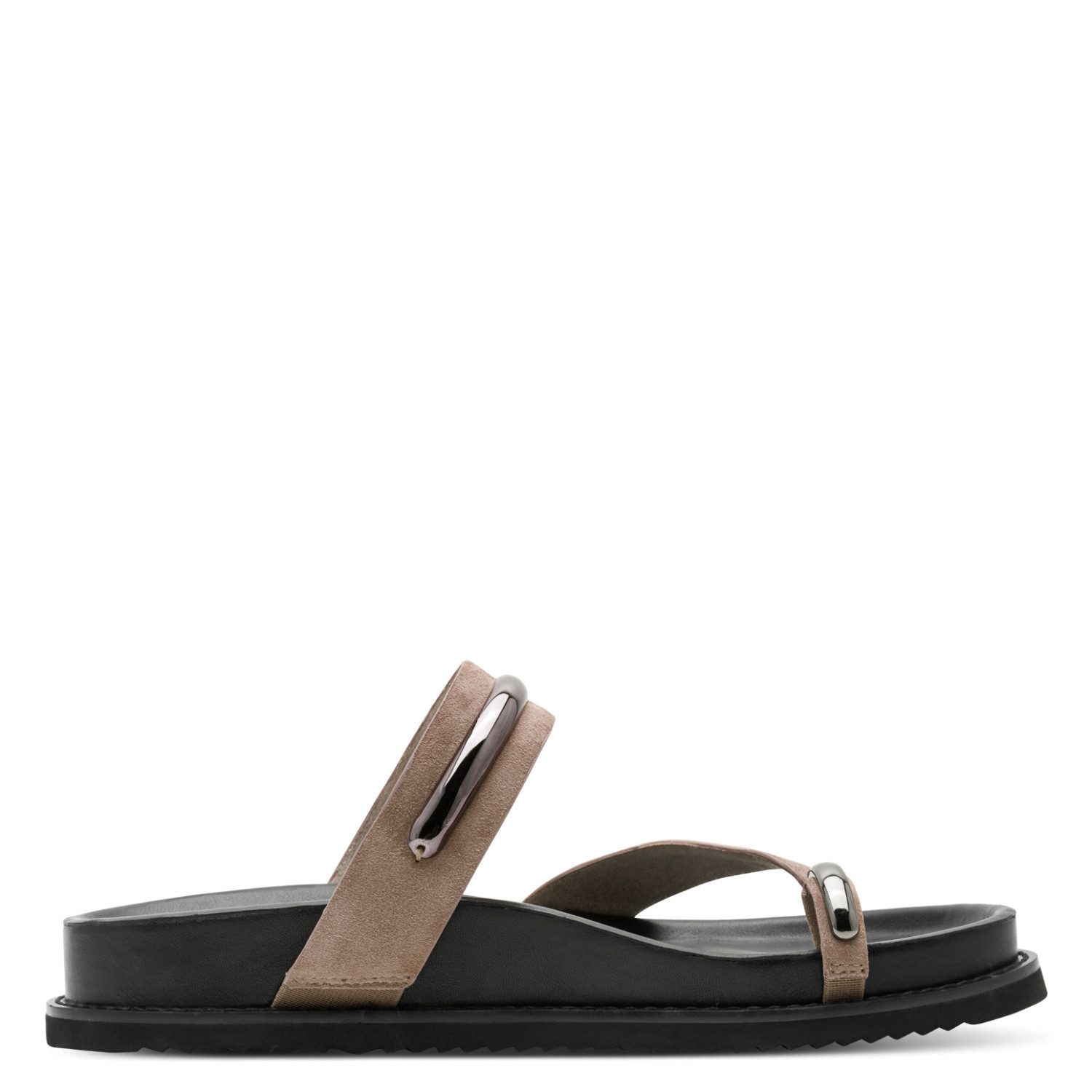 Tamaris Dianette Sommerschuh, Pantolette, Zehentrenner mit Schmuckelementen