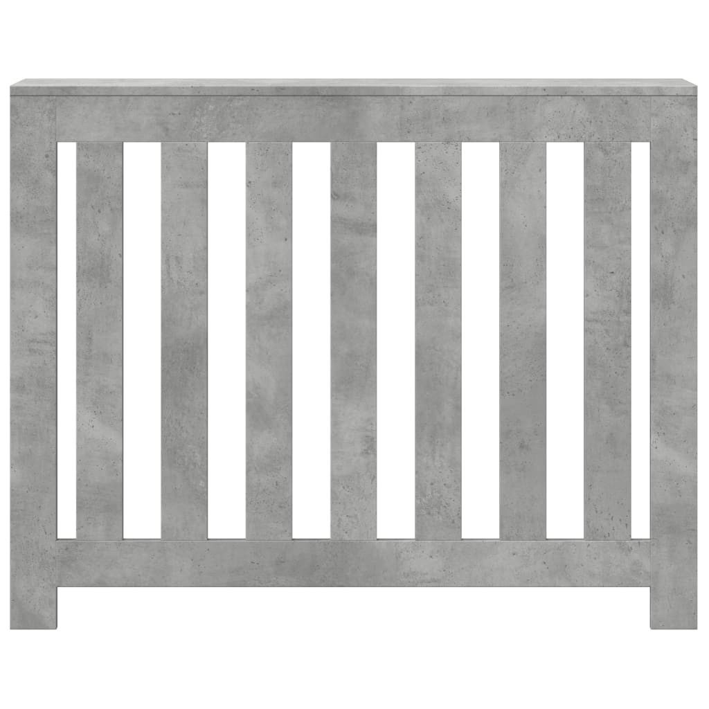 vidaXL Heizungsverkleidung 104 x 20 x 82 cm Heizkörperverkleidung Betongrau 104x20x82 cm Spanplat