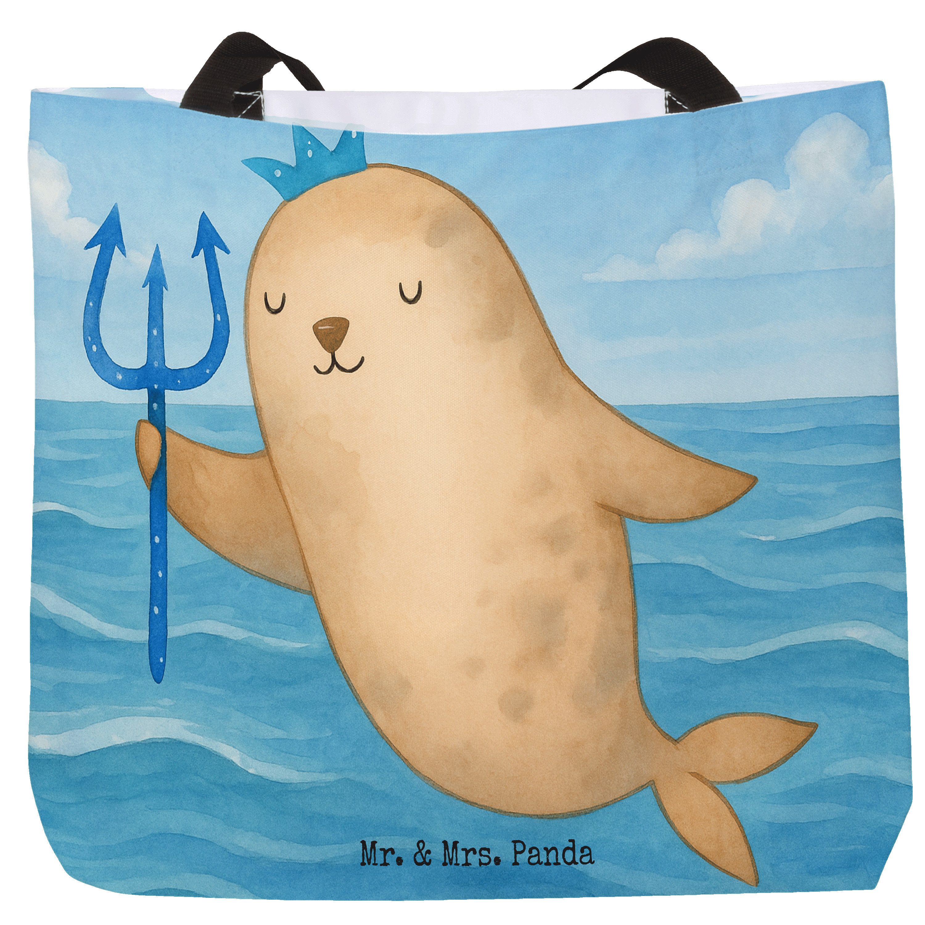 Shopper Sternzeichen Wassermann Design, Shopper, Weiß, Geburtstag Januar, Ges
