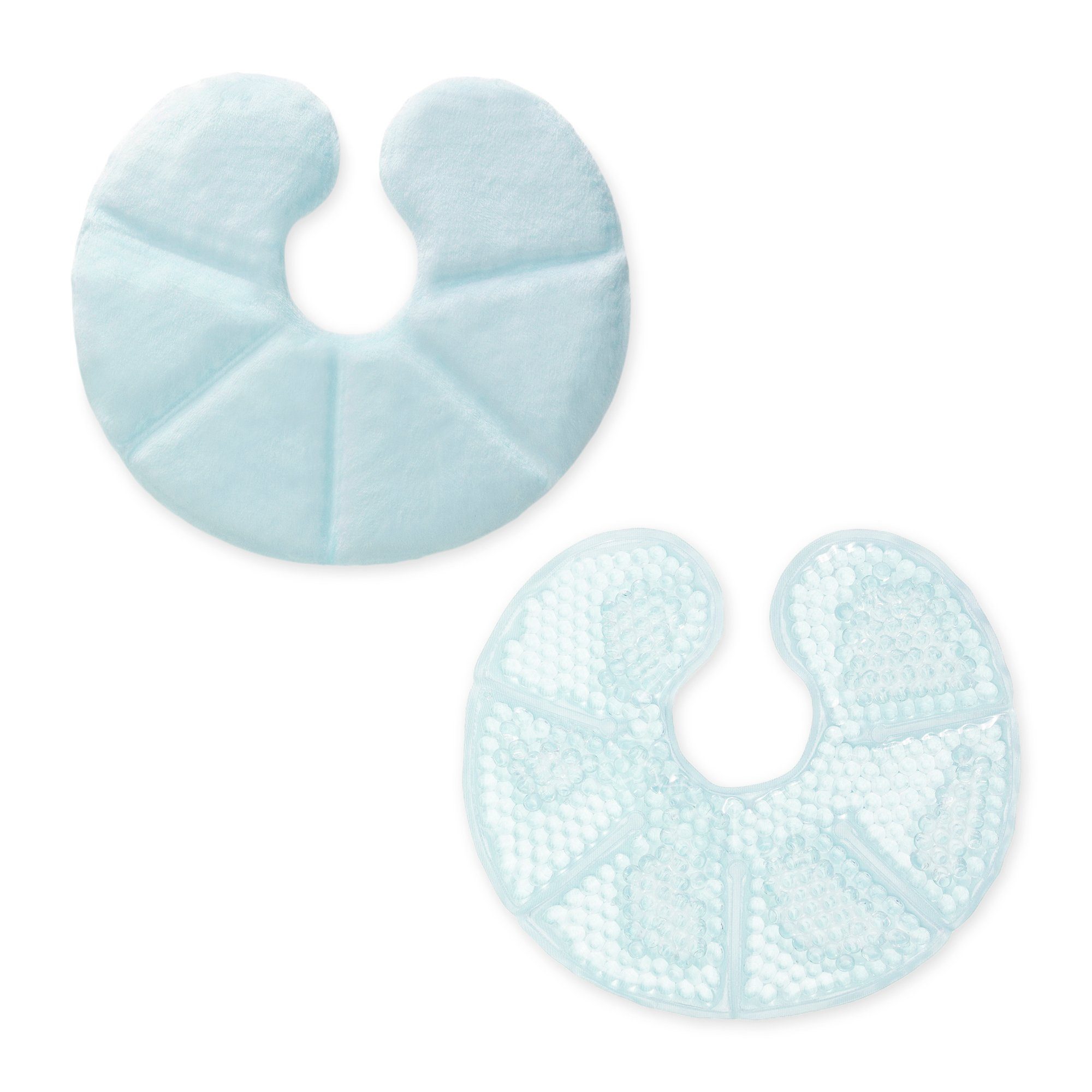 Thermotherapiegerät Thermo Pads Brust Kissen 2 Stk., Gel-Kühl- und Wärmekissen, blau