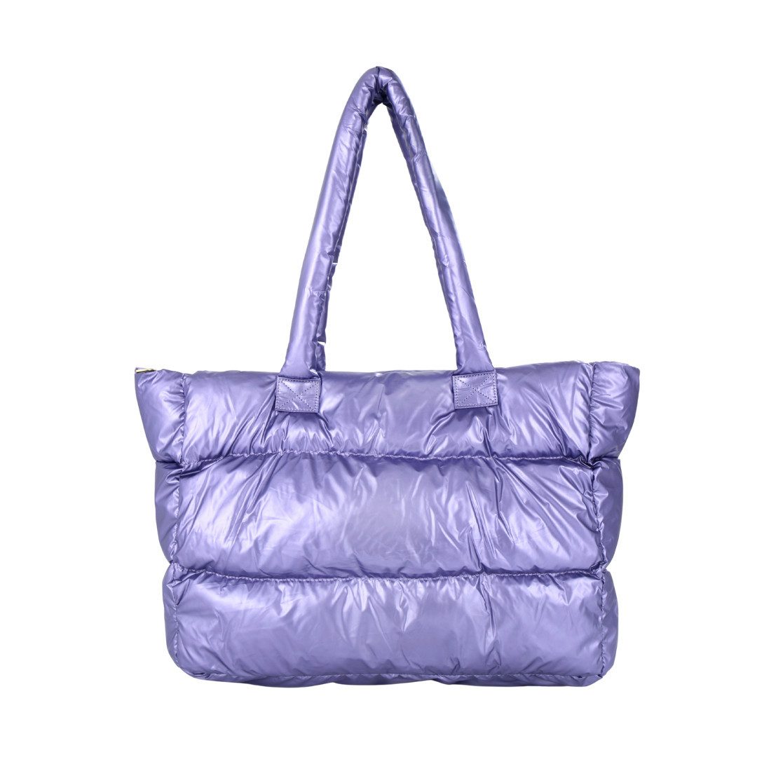 suebidou Schultertasche Damen Shopper unifarben lila