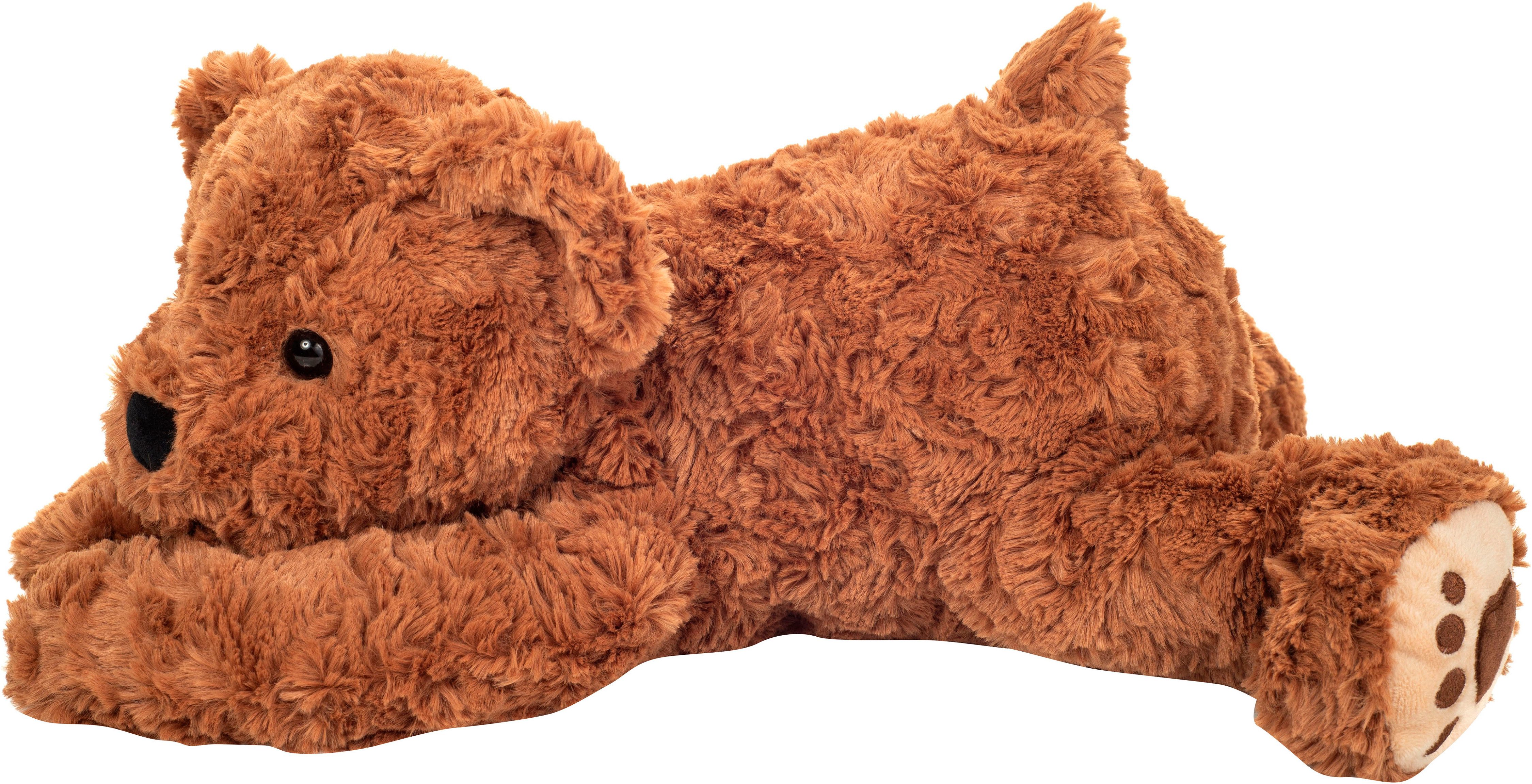 Teddy Hermann® Kuscheltier Teddy, liegend, 40 cm, braun, zum Teil aus recyceltem Material