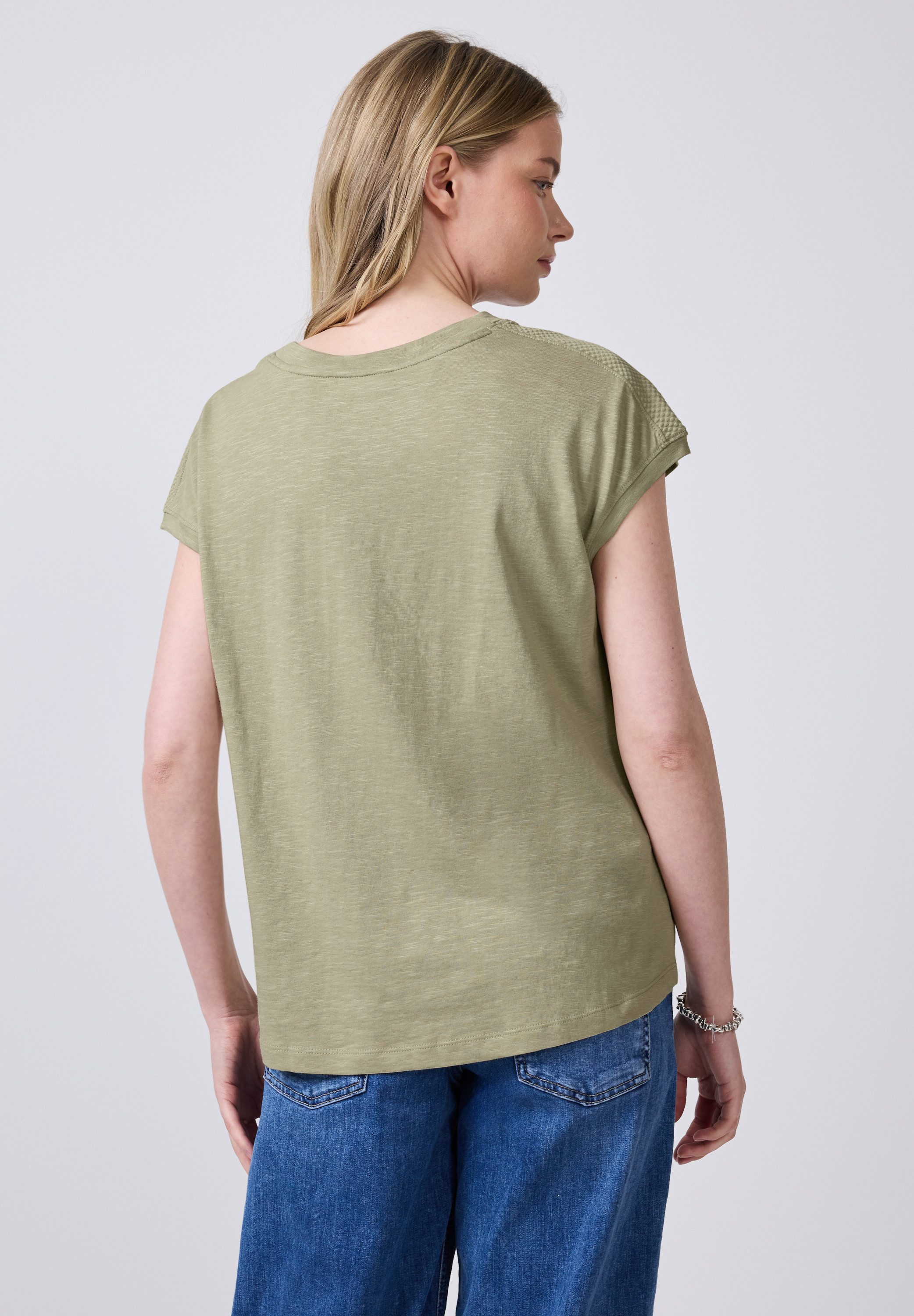 STREET ONE STUDIO T-Shirt, im soften Baumwoll-Mix günstig online kaufen