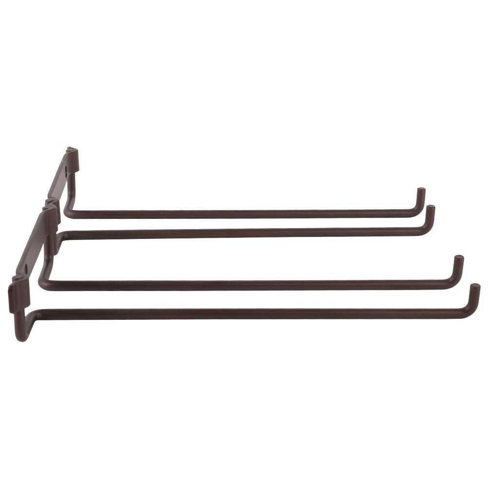 SURFOU Gläserhalter Gläserhalter Wandmontiert für Rotweingläser, Stilvoller Glashalter für Wein-, Cocktail- & Sektgläser 1-tlg., 2 Reihen 27*24*4cm Bronze Weinglashalter