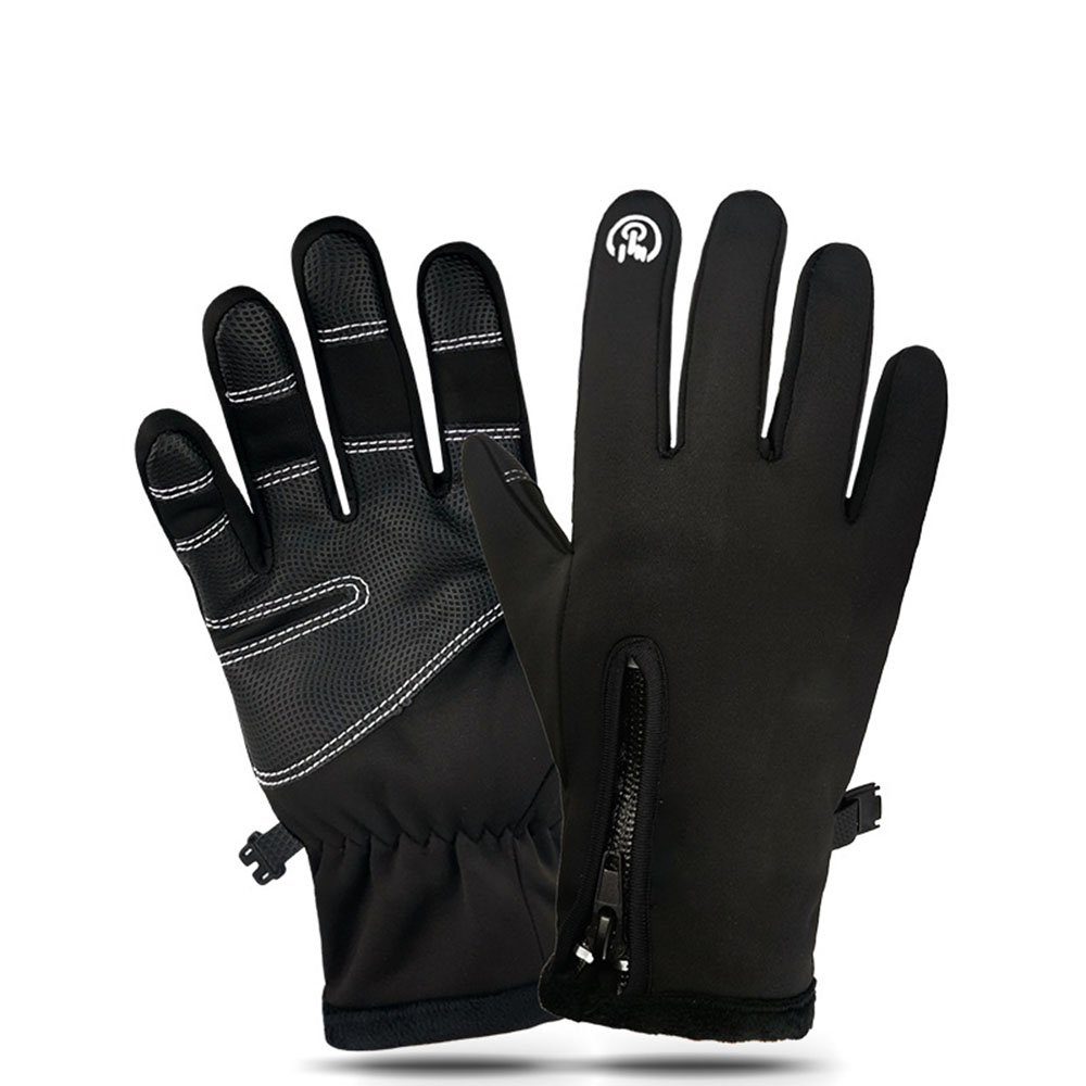 Housruse Baumwollhandschuhe Winterhandschuhe Herren Damen, Füll Finger  Touchscreen Handschuhe warm