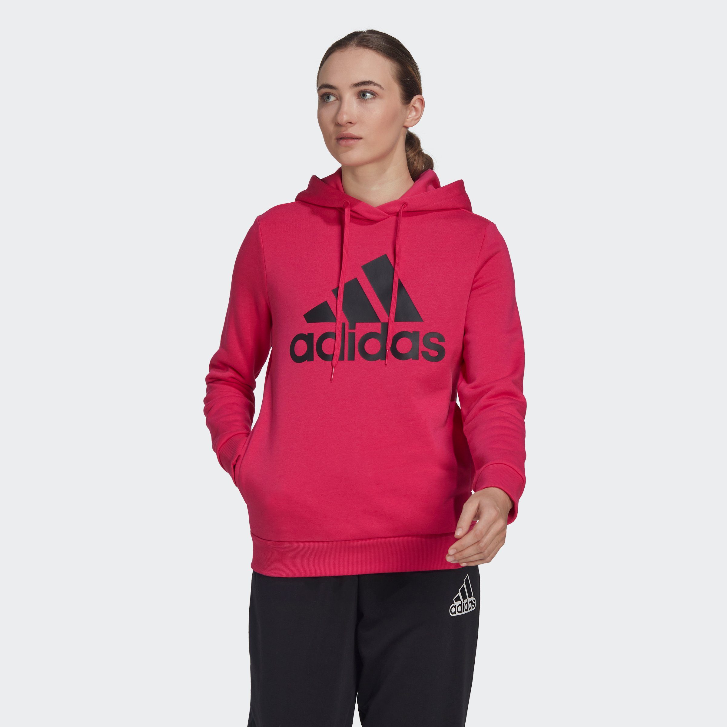 adidas Sportswear Sweatshirt »LOUNGEWEAR ESSENTIALS LOGO FLEECE HOODIE«  online kaufen | OTTO