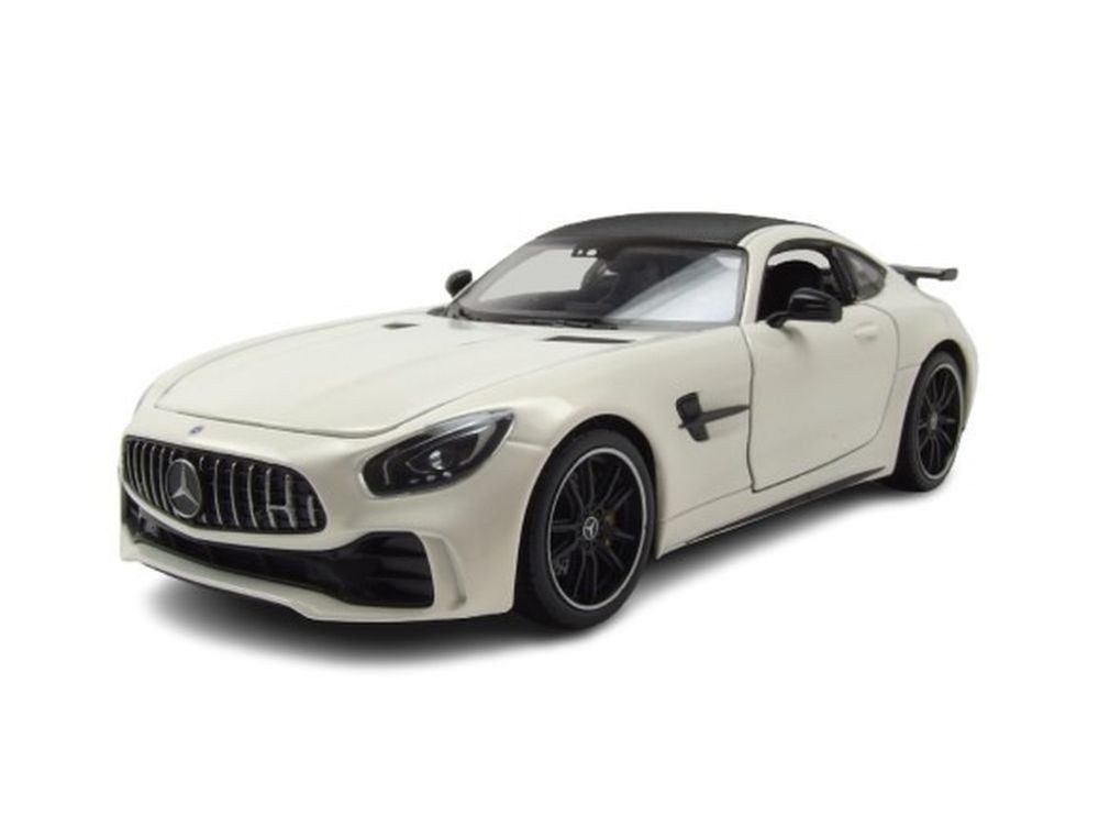 Welly Modellauto Mercedes AMG GT-R weiß metallic, Maßstab 1:24
