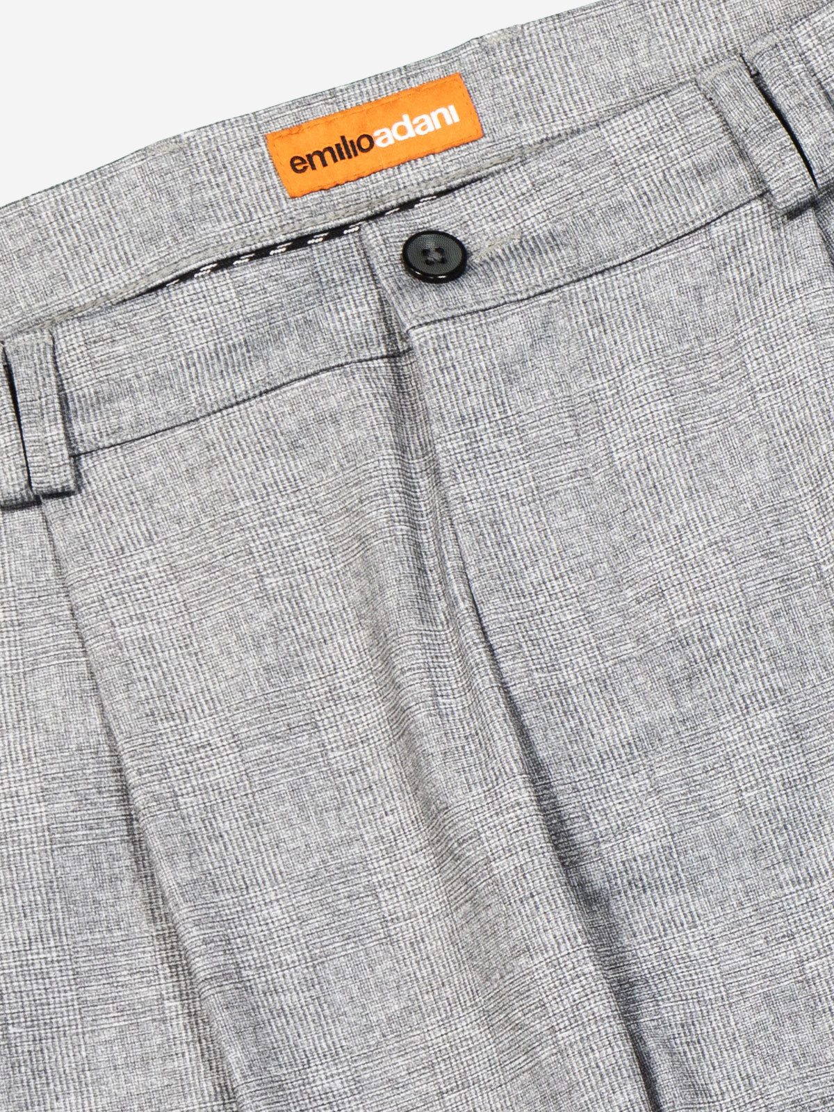 emilio adani Stoffhose Herren Hose, Silbergrau