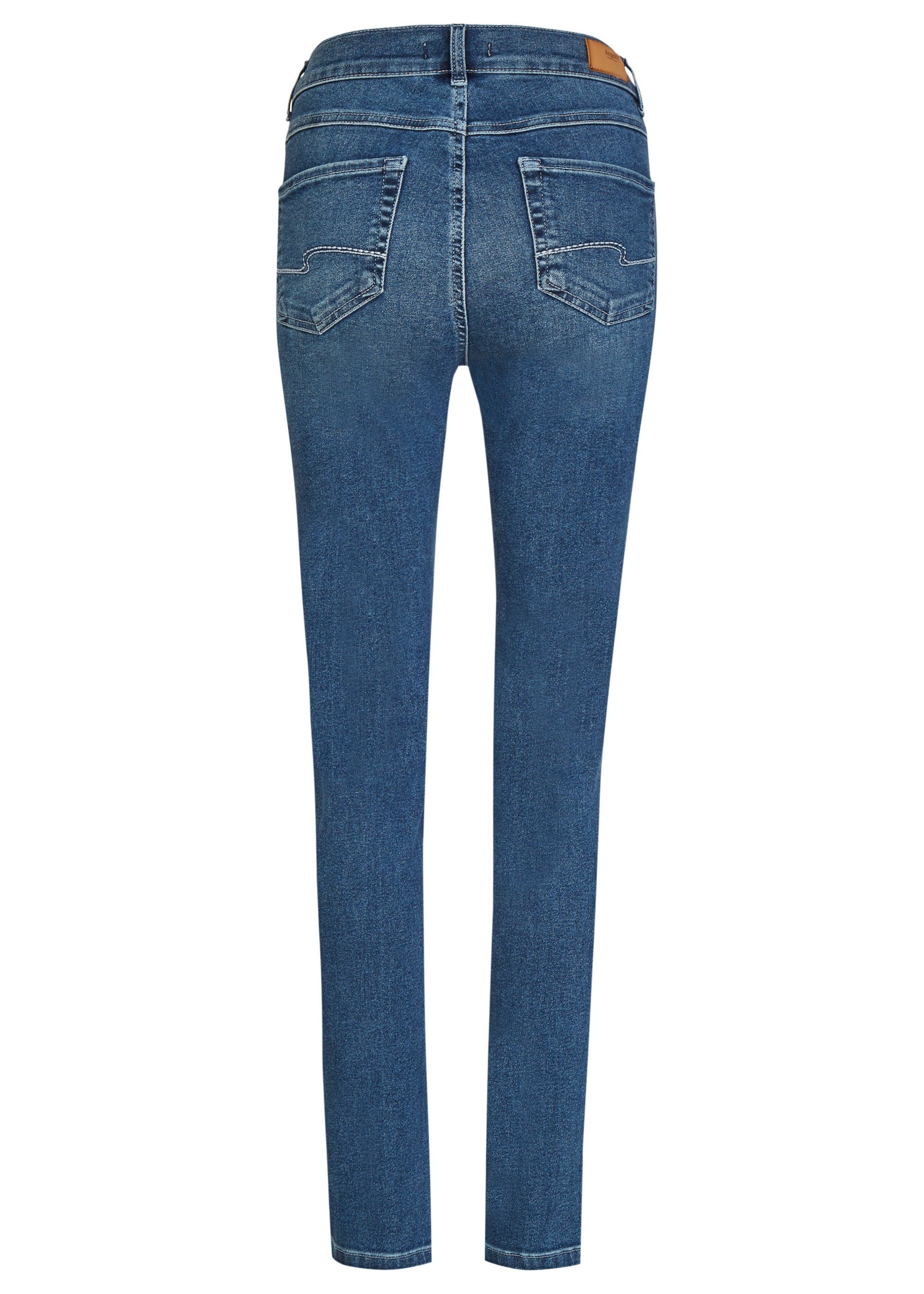 ANGELS Stretch-Jeans ANGELS JEANS SKINNY mid blue strong used 325 12.3358 - STRETCH