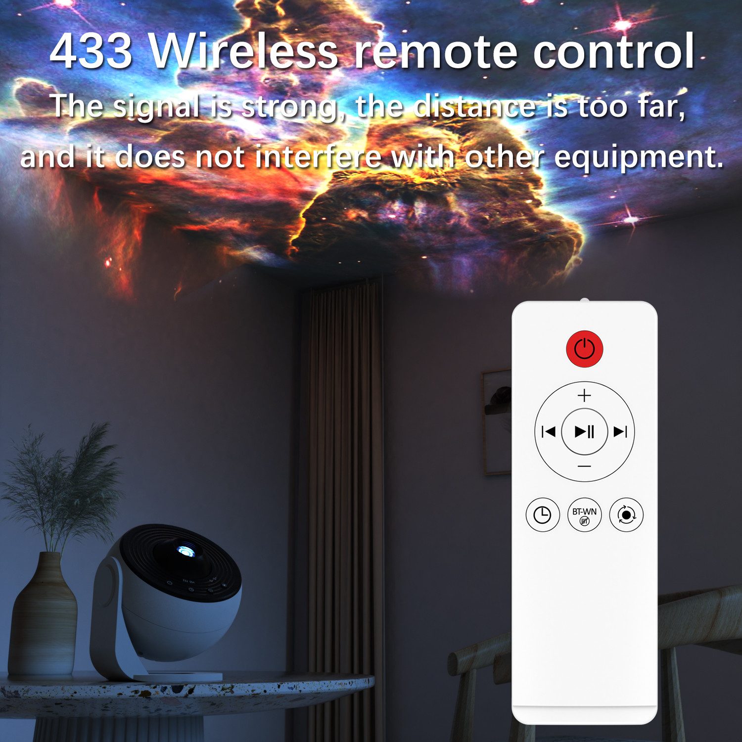 POPOLIC Sternenhimmel Projektor, Home Planetarium Projektor Lampe Portabler Projektor (für Schlafzimmer Kinder Erwachsene mit 14 Planeten Discs)