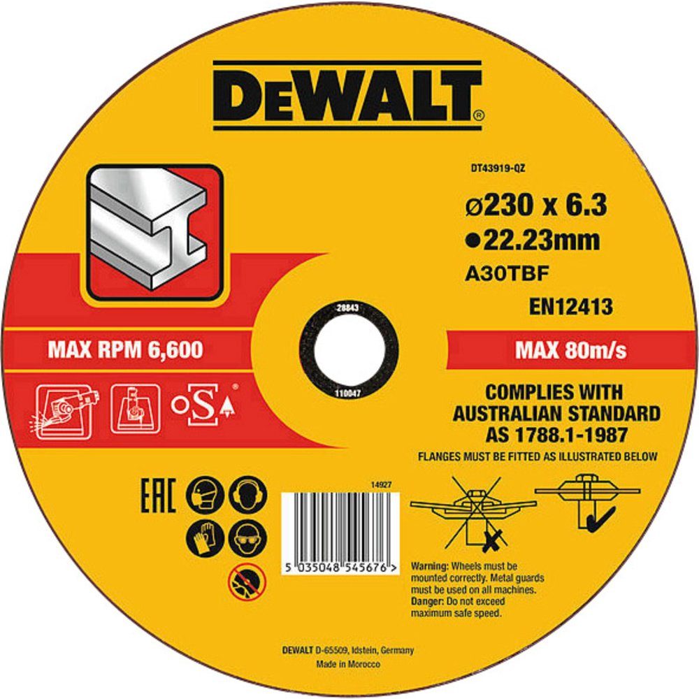 DeWalt Schruppscheibe DEWALT DT43919-QZ DT43919 Schruppscheibe 1 St.