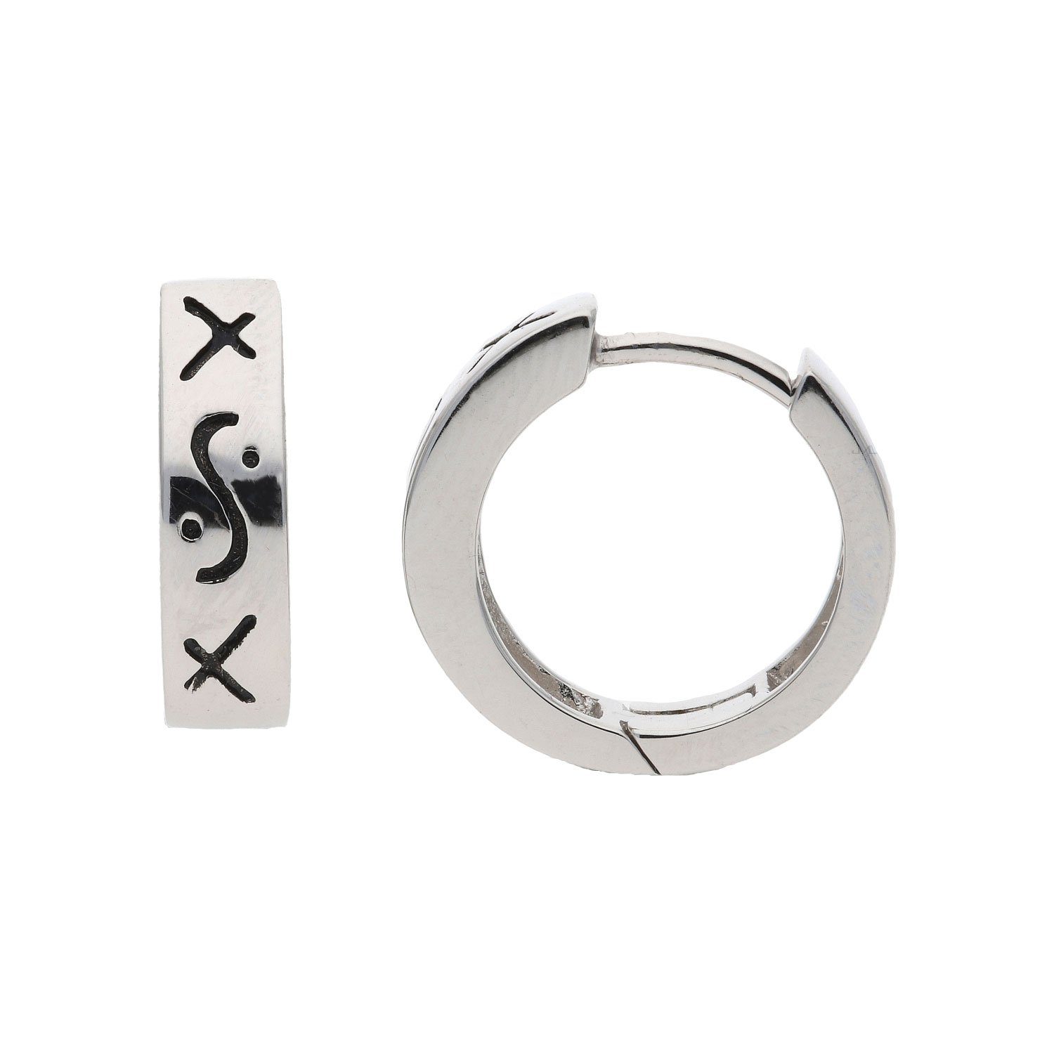 JuwelmaLux Paar Creolen JuwelmaLux Creolen 925/000 Sterling Silber JL10-06-1788 (kein Set, 2-tlg., inkl. edelm Schmucketui)