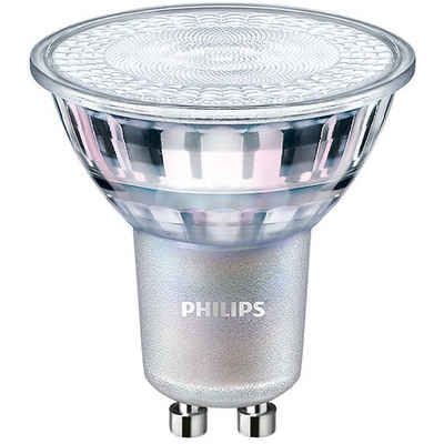 Philips LED-Leuchtmittel GU10 MASTER LED Spot Value DIMMBAR, GU10, Warmweiß