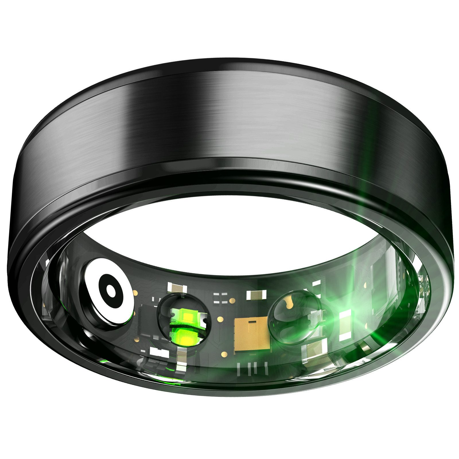 Rayofi Smart Ring Smartringe für Herren und Damen, Fitness Tracker Smartwatch Gesundheit Ringe mit Schlafmonitor, Herzfrequenzmessung, Gesundheitsüberwachung, Fern Fotoshooting, Schrittzähler, Datenaufzeichnung für Verschiedene Sportarten, 5ATM Wasserdichter Sport Ring, 15 Tage Akkulaufzeit, kompatibel mit iOS und Android