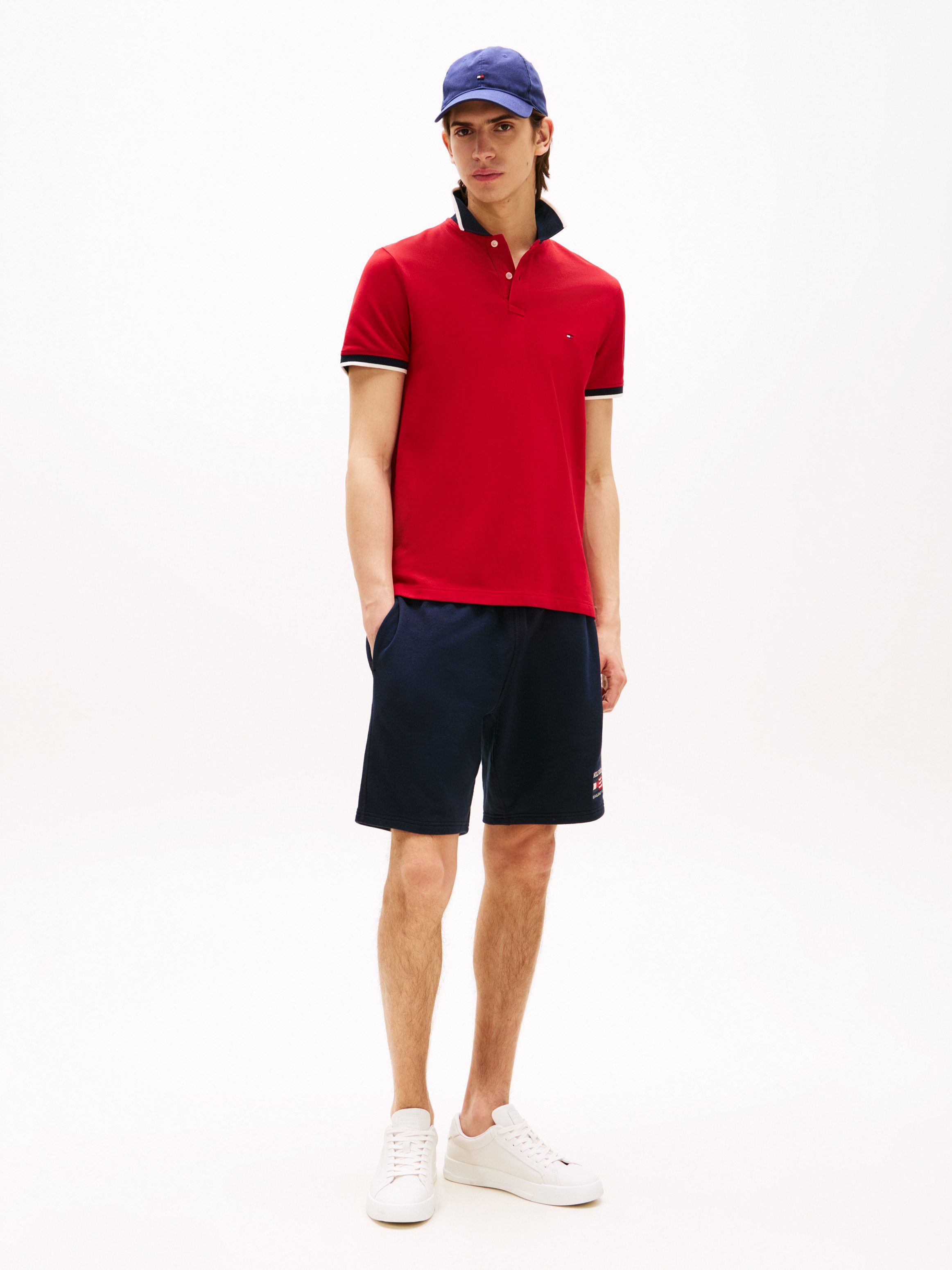 Tommy Hilfiger Poloshirt CONTRAST COLLAR CUFF günstig online kaufen