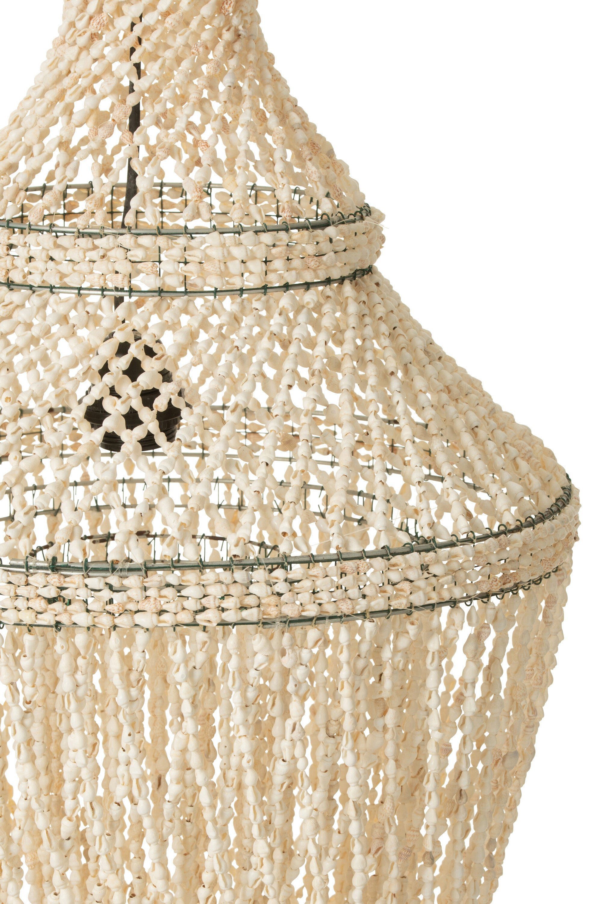 Dekoobjekt Daisy J-line Meisterwerk natürlichen aus Deckenlampe Muscheln – Elegantes