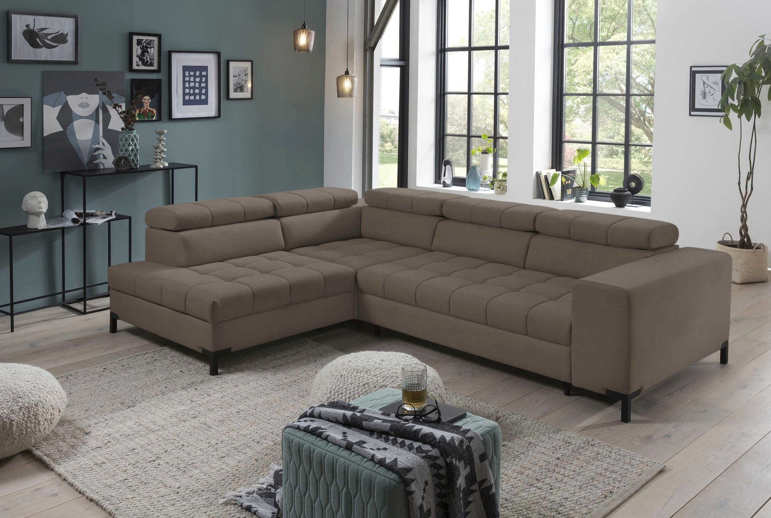 exxpo - sofa fashion Ecksofa Bocco, günstig online kaufen