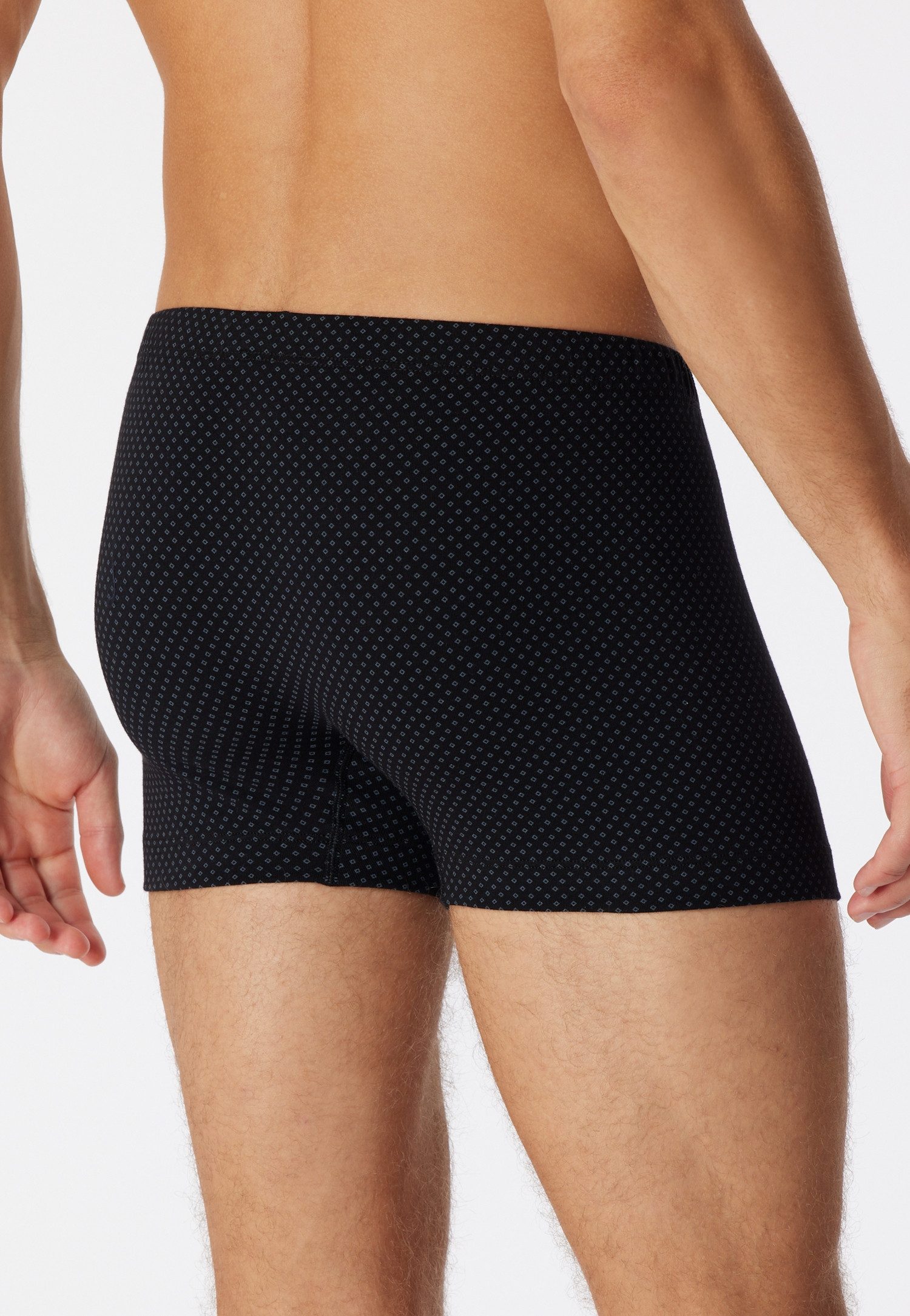 Schiesser Boxershorts Cotton Casual ohne Eingriff, gepunktet – Bild 4 von 5