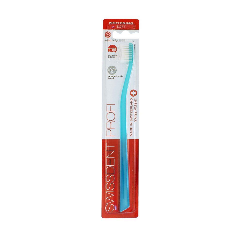Swissdent Zahnbürste Profi Whitening Classic Zahnbürste Rot