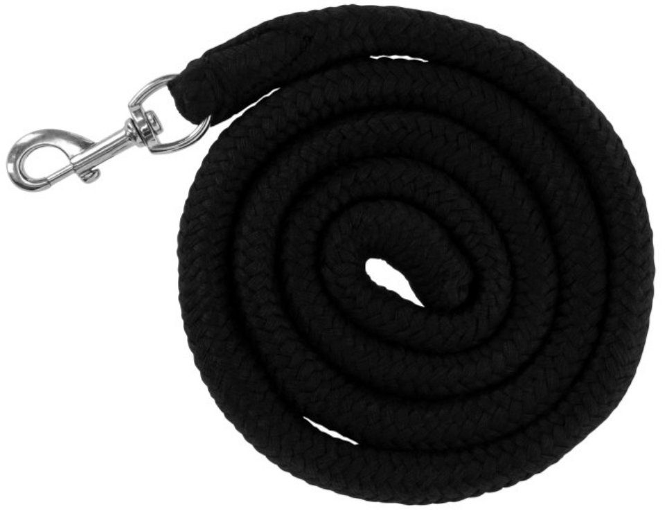 Führstrick Baumwollstrick 200 cm schwarz Karabinerhaken 3210508