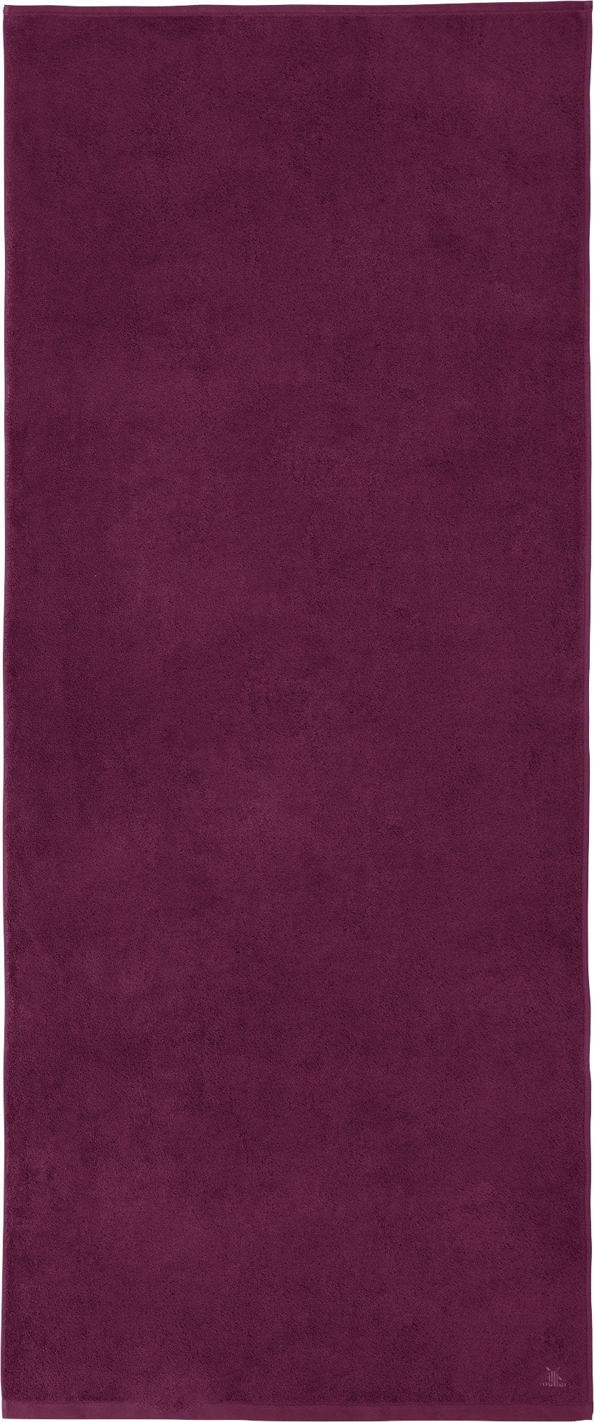 Erwin Müller Strandtuch Liegetuch "Heidenheim", Walkfrottier, Walk-Frottier Uni