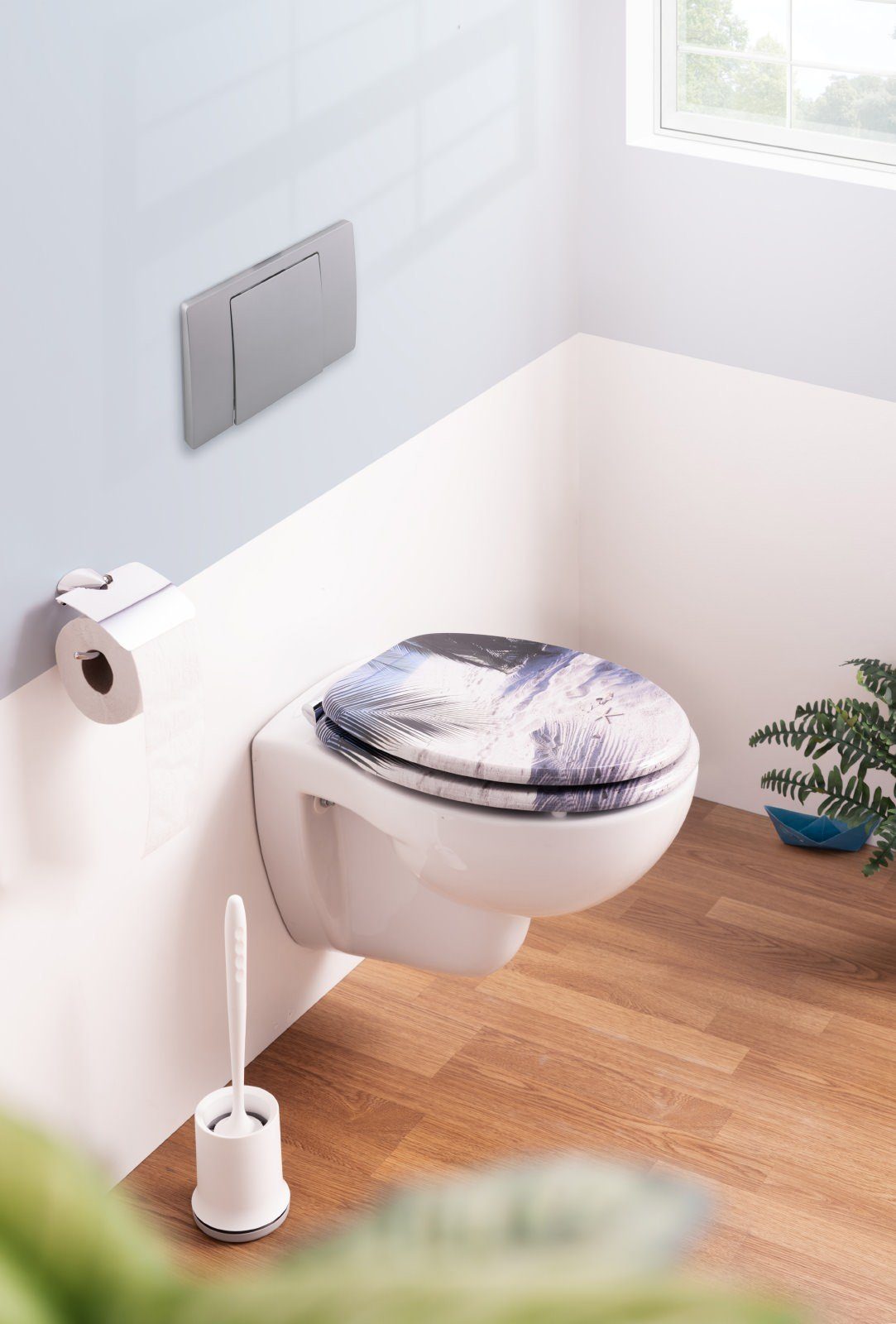 Calmwaters WC-Sitz, Motiv Südsee, Holzkern, Absenkautomatik, Montage von  unten, Standard O-Form, 26LP3472 online kaufen | OTTO