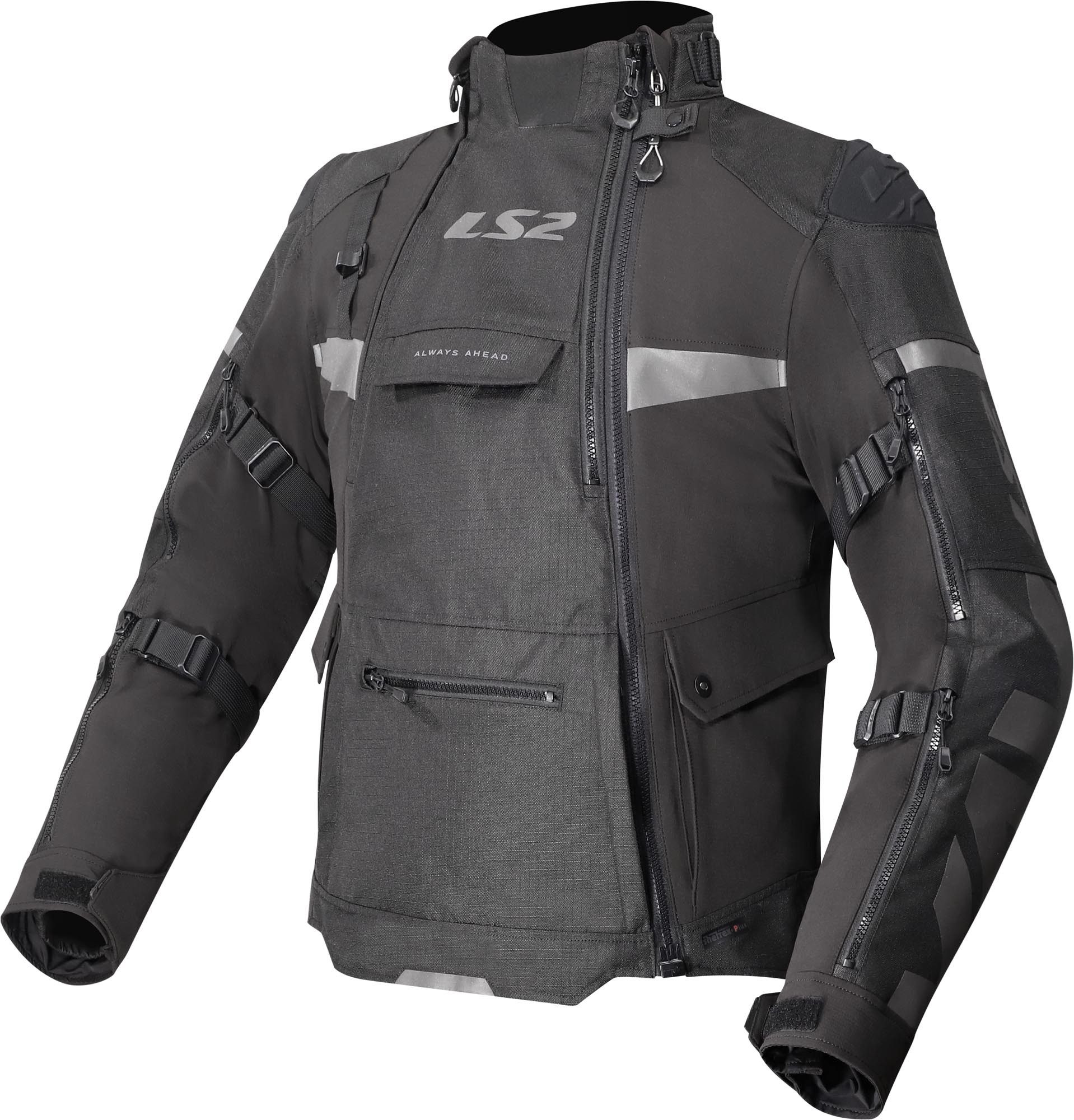 LS2 Motorradjacke X-Master wasserdichte Motorrad-Textiljacke Ellenbogenprotektoren enthalten,Schulterprotektoren enthalten,was