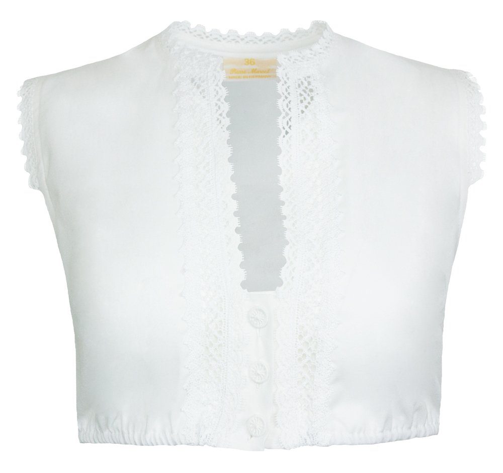Dirndlbluse Pierre Marcel Ärmellose Dirndlbluse Nerina mit Spi